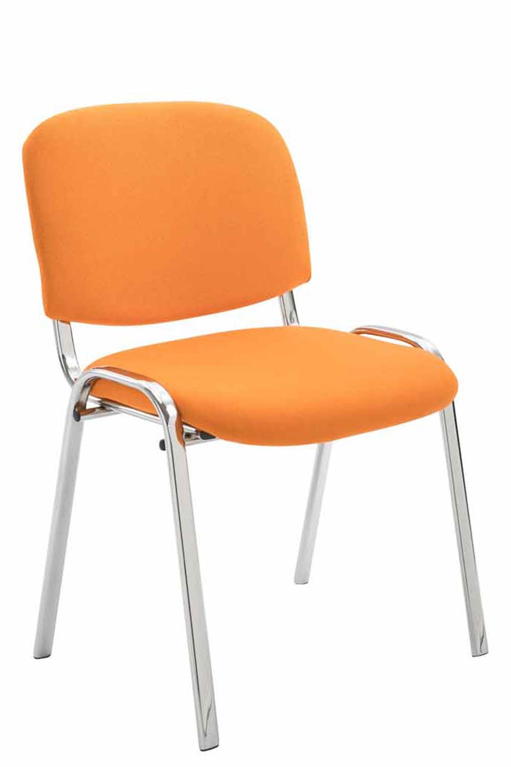 CLP Esszimmerstuhl Besucherstuhl Ken C Stoff, orange