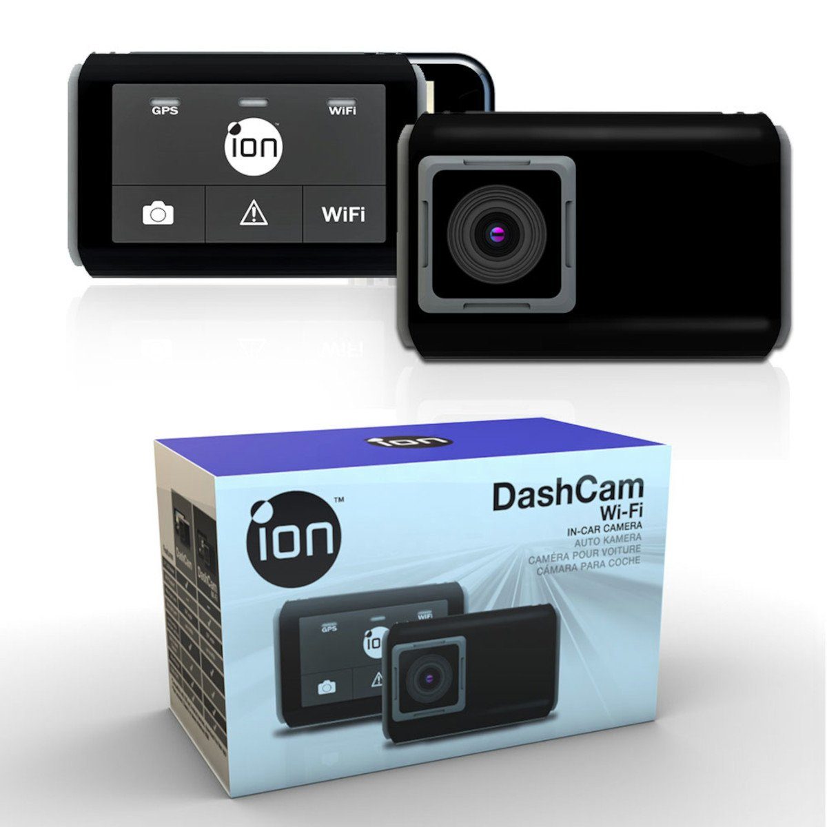 ION DashCam 1041 Super-HD Wi-Fi Auto Dashcam Kamera