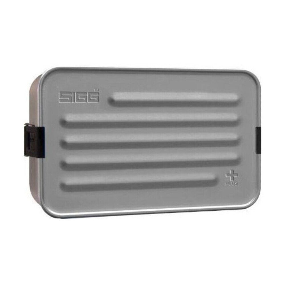 Sigg Lunchbox Lunchbox 23x14 cm Plus L Alu, Aluminium, Polypropylen, Lunchbox, 1,4 l, Aluminium, silber