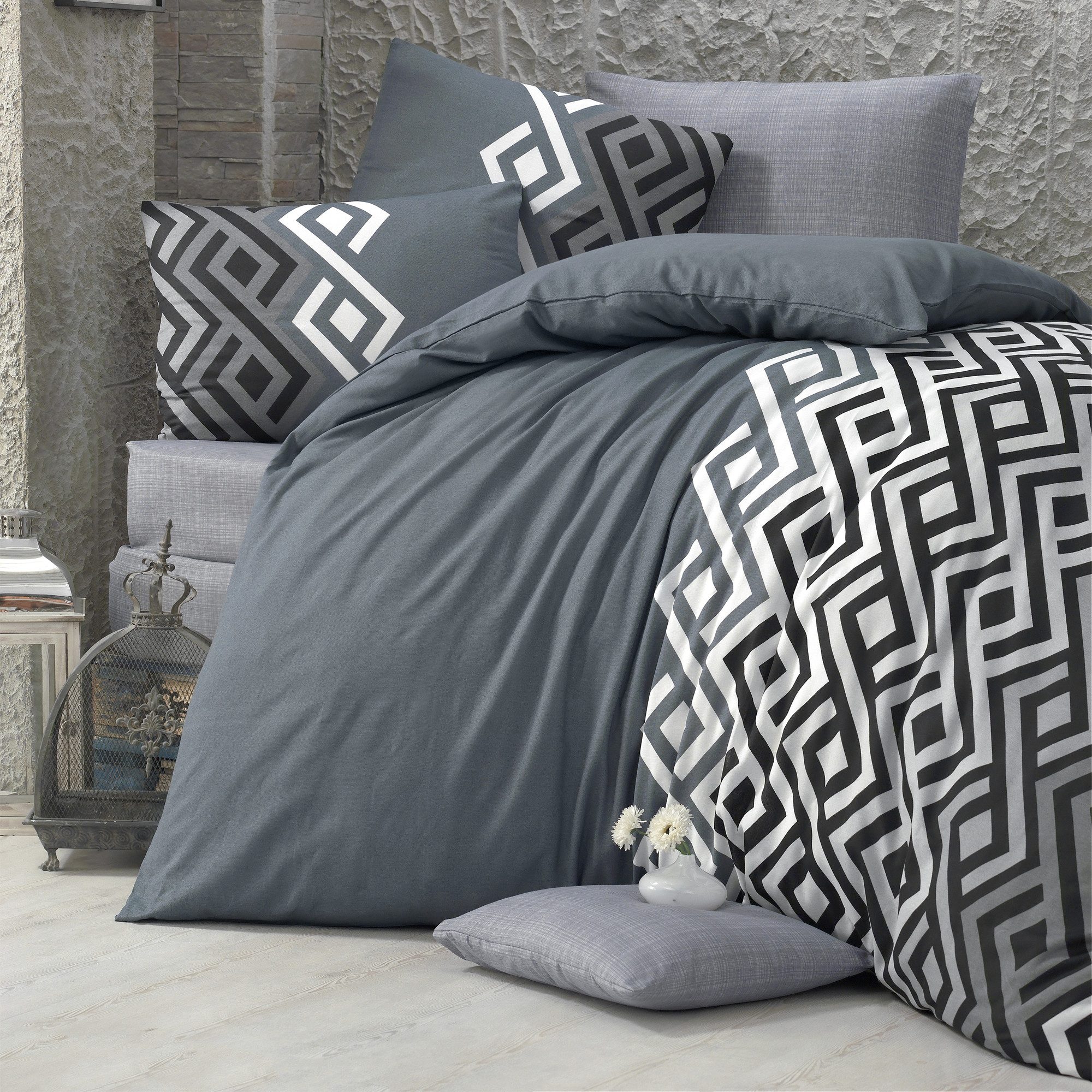 Victoria Home Bettbezug 2tlg. Bettwäsche 135x200 günstig online kaufen