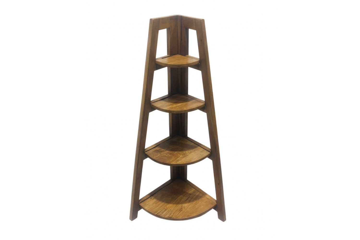dasmöbelwerk Eckregal Eckregal Modena 110 cm Regal Standregal Klappregal Mangoholz Natur