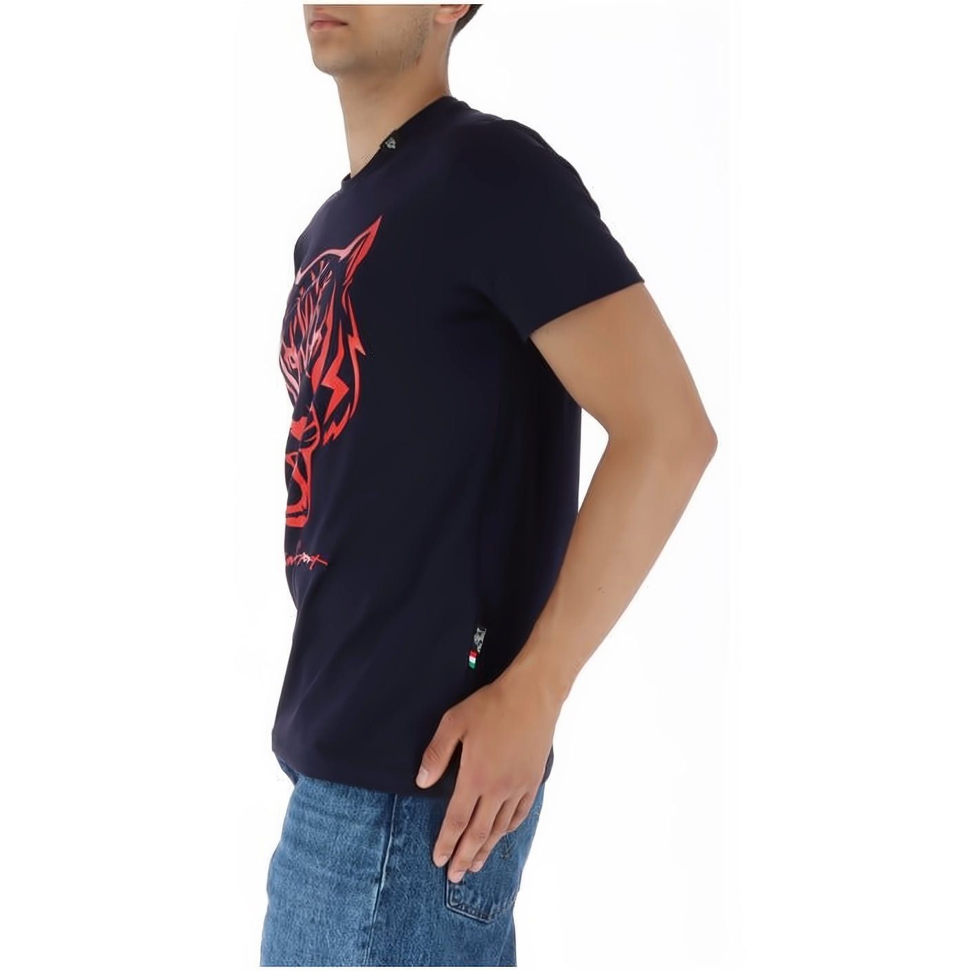 PLEIN SPORT Look, Stylischer Tragekomfort, vielfältige ROUND T-Shirt hoher NECK Farbauswahl