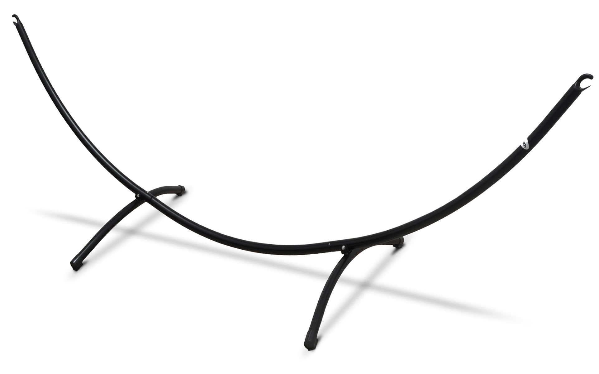 AMANKA Hängemattengestell 300 cm aus Stahl - Metallgestell für Stabhängematten bis 120 cm Breite, Hängematten Gestell bis 120 kg - Wetterfest für Garten und Terrasse