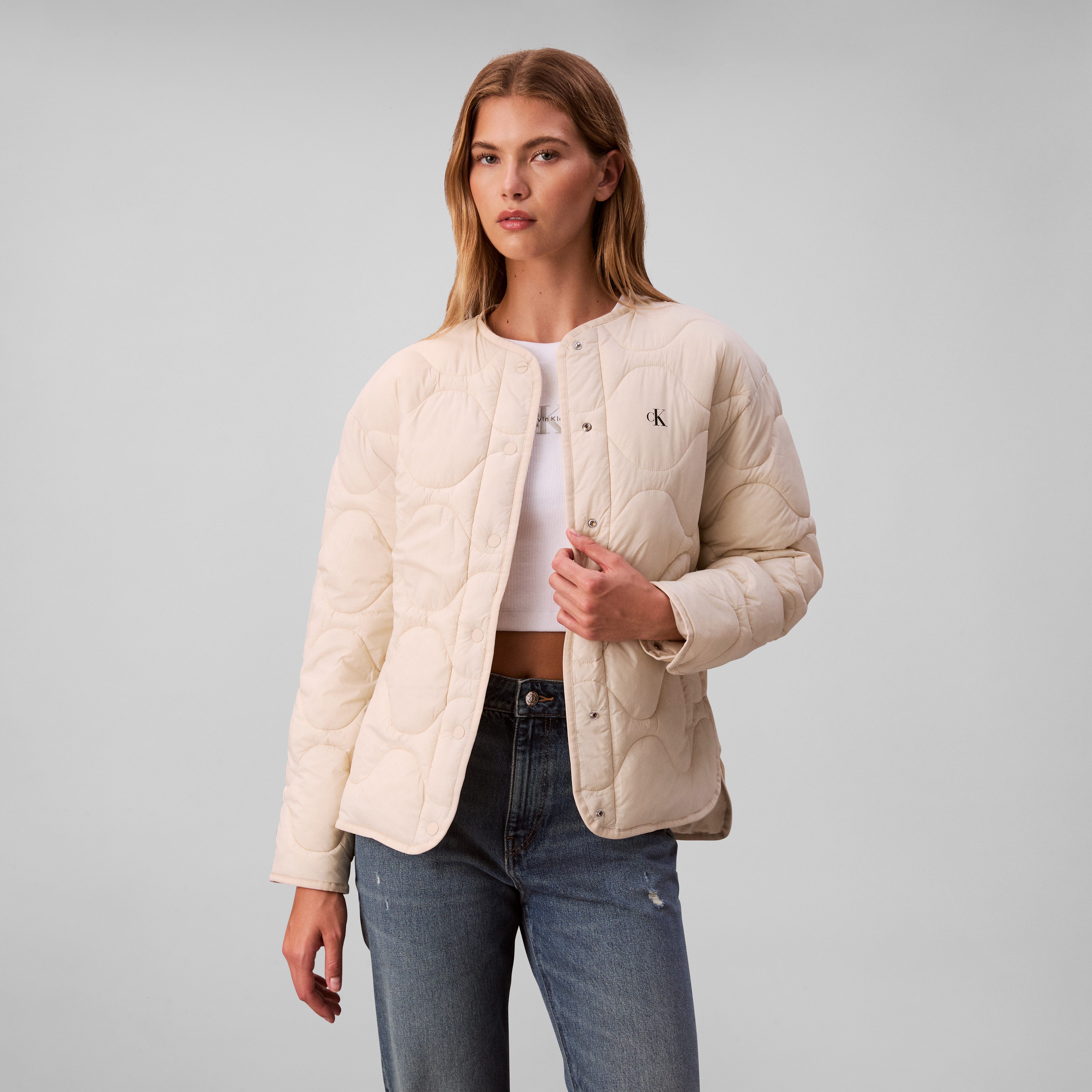 Calvin Klein Jeans Steppjacke INSULATED LINER JACKET Mit Rundhalsausschnitt günstig online kaufen