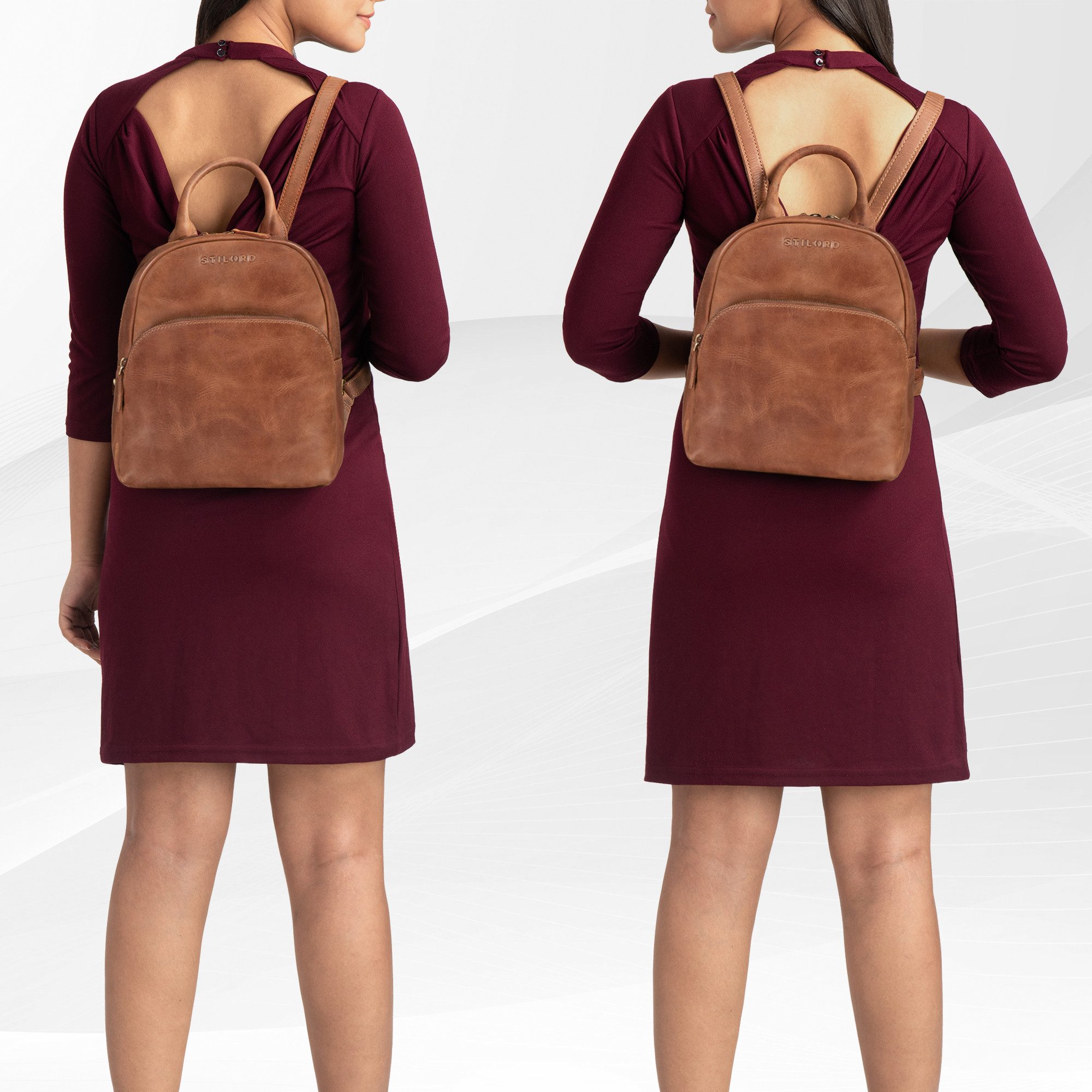 STILORD Cityrucksack "Ruby" Daypack Damen Leder günstig online kaufen