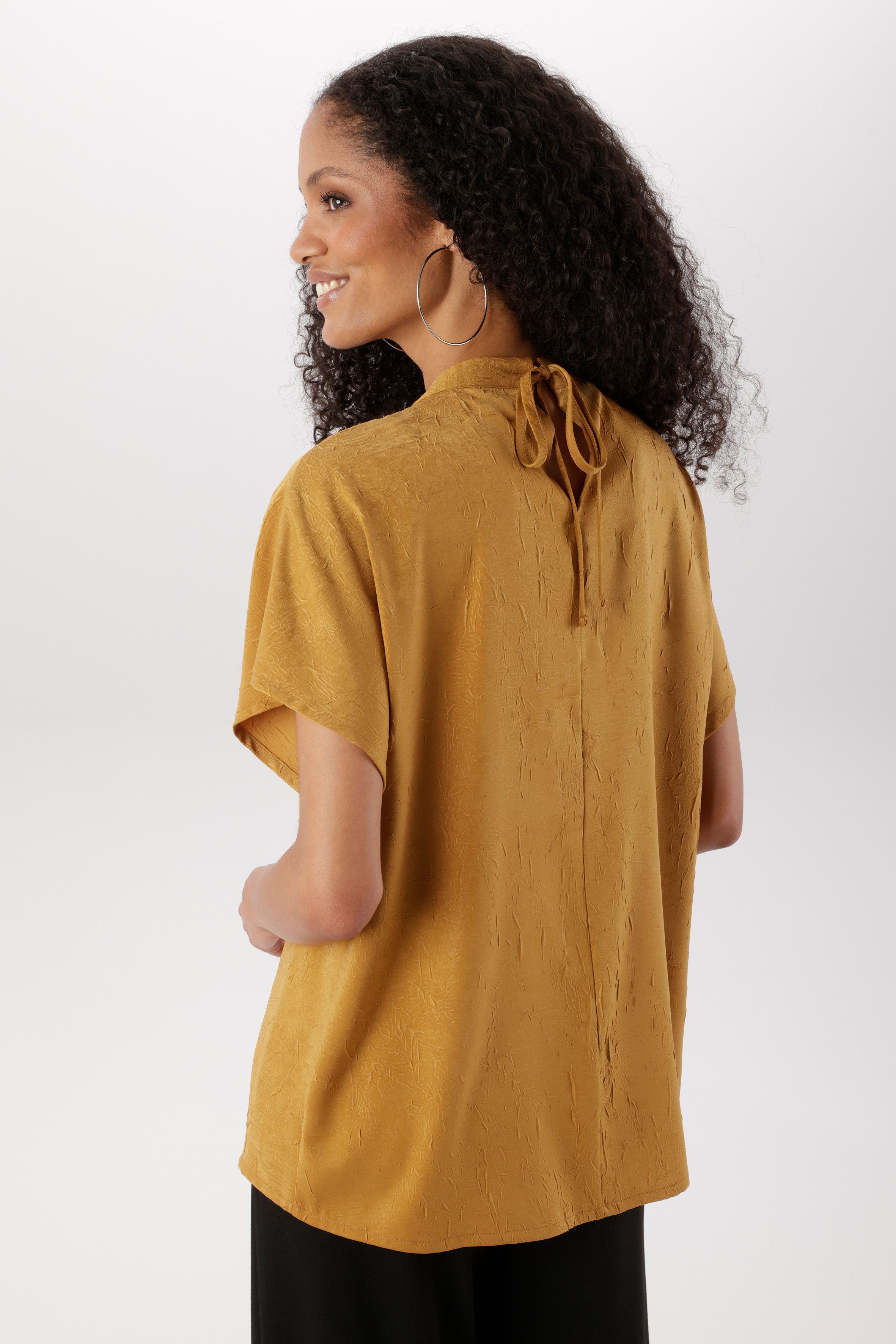 Aniston SELECTED Schlupfbluse in extra weiter Form und weicher Crinkleware - NEUE KOLLEKTION
