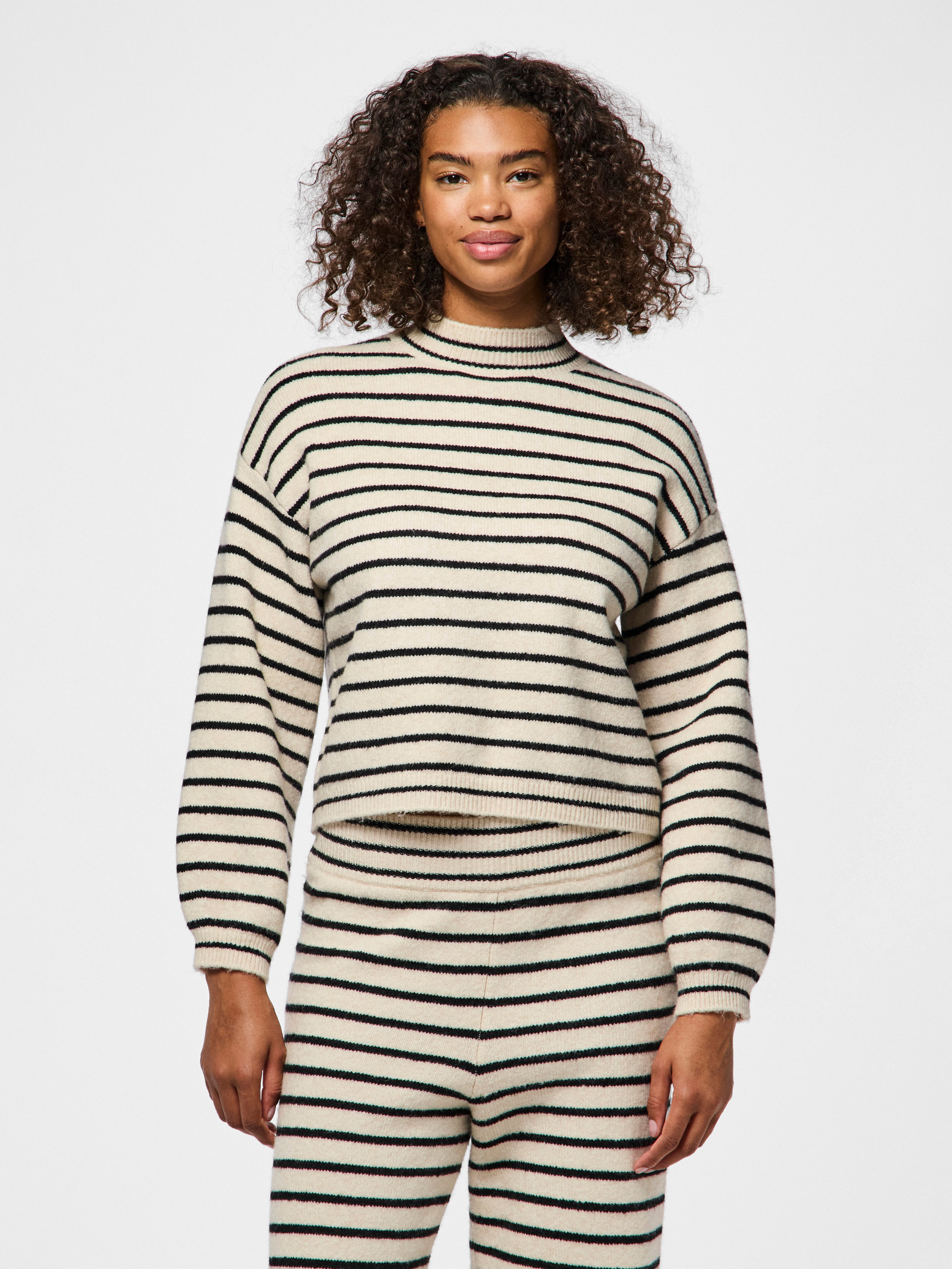 pieces Stehkragenpullover PCPENNA LS HIGH NECK KNIT BC