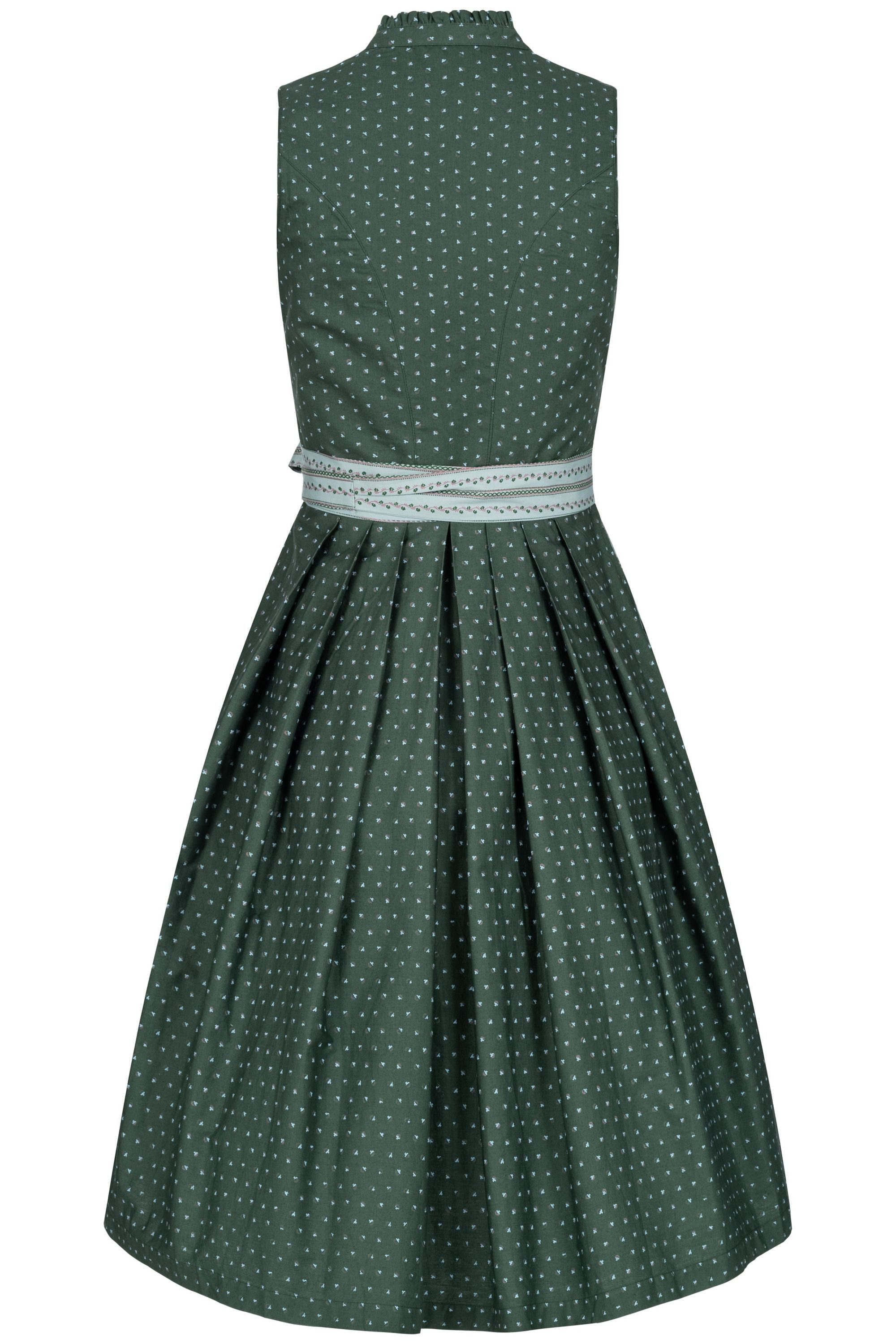 Nübler Trachtenkleid Dirndl midi Jette in Petrol von Nübler Größe 32 - Rocklänge 60 cm