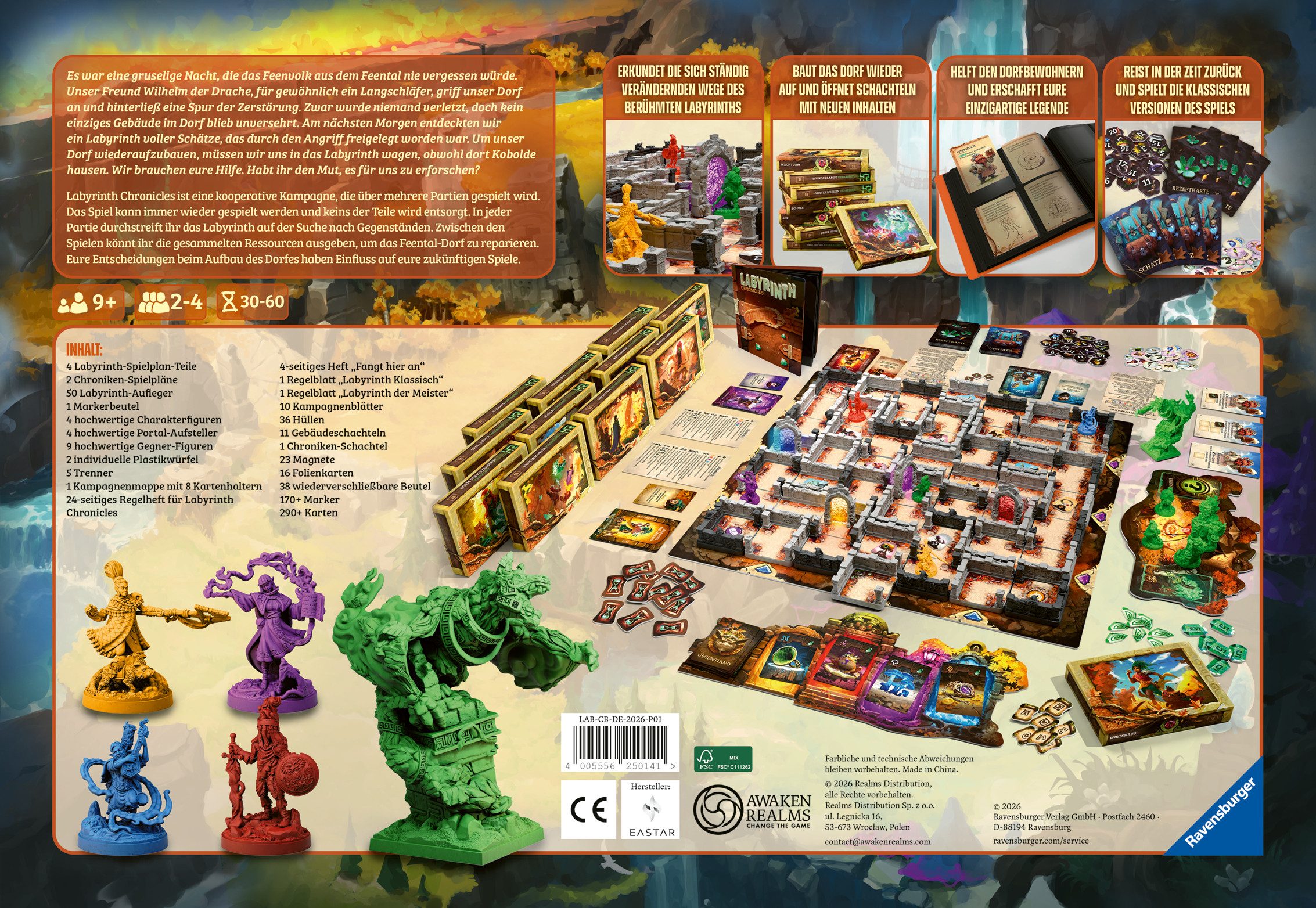 Ravensburger Spiel Labyrinth Chronicles, Gesellschaftsspiel