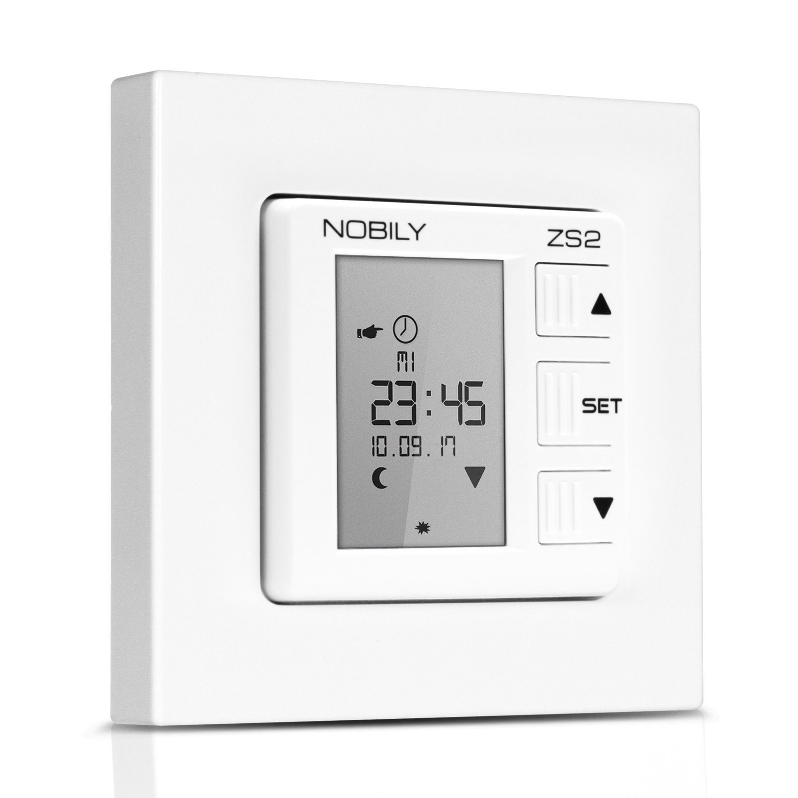 Zeitschaltuhr ZS2 mit Astro-Funktion inkl. Aufputzrahmen