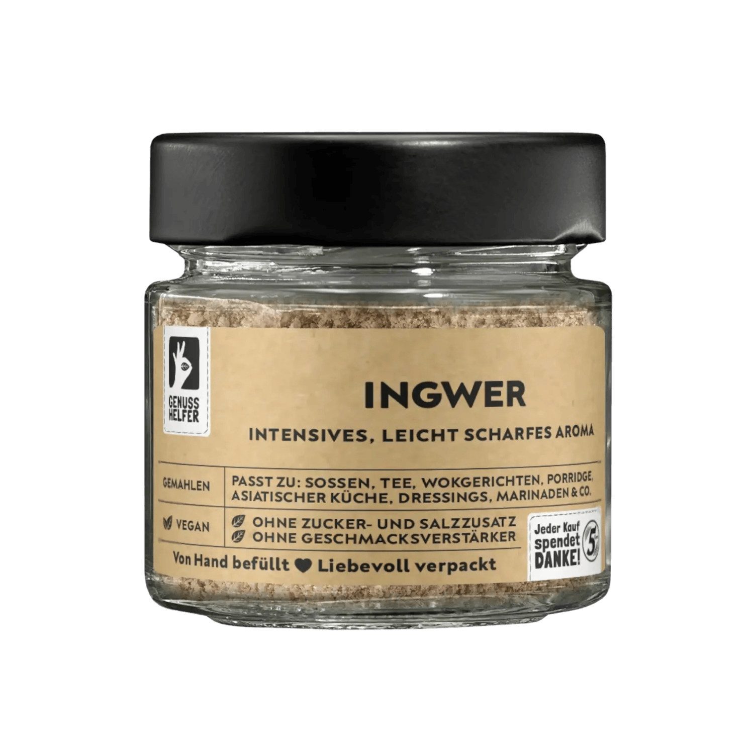 Bremer Gewürzhandel Gewürz Ingwer, gemahlen, im Glas, 30 g