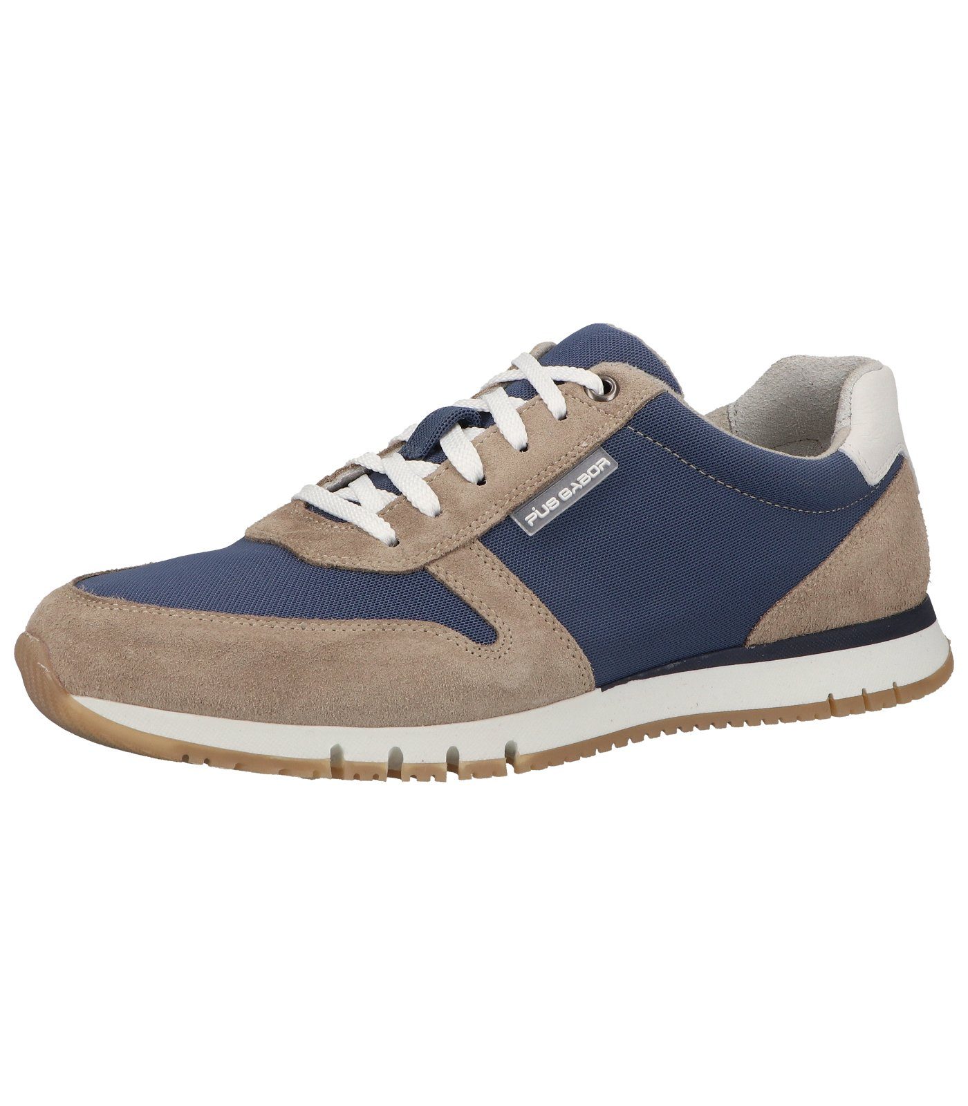 Pius Gabor Sneaker Veloursleder/Synthetik Sneaker Beige Blau