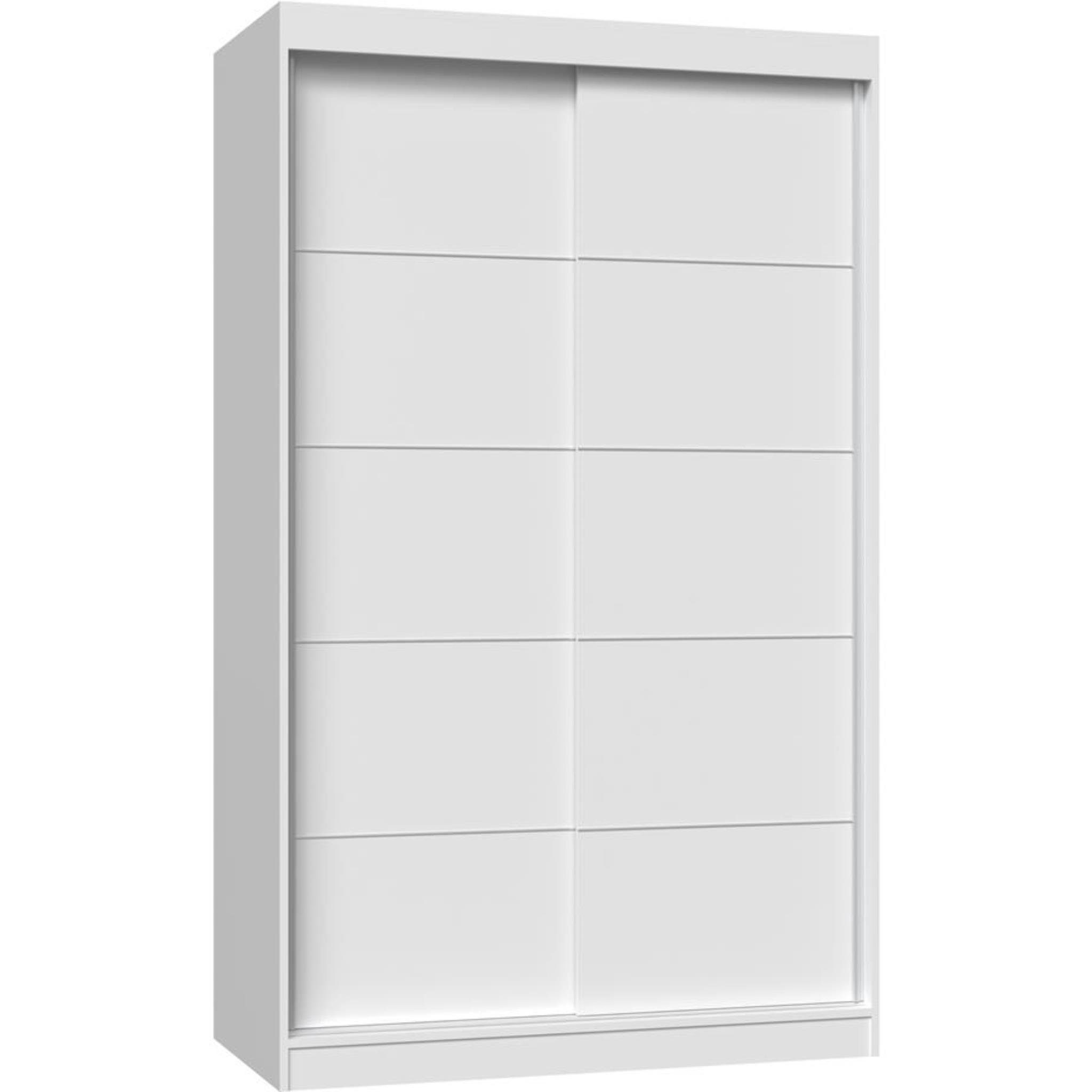 mit Schiebetürenschrank 160 Aura Schiebetüren Beautysofa geräumige Breite, Schrank, (modernes / Weiß Sprossen cm 120 Garderobe) 2