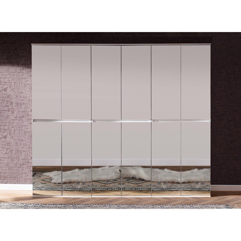 trendteam Garderobenschrank Mirror Flurschrank Mehrzweckschrank Spiegelschr günstig online kaufen