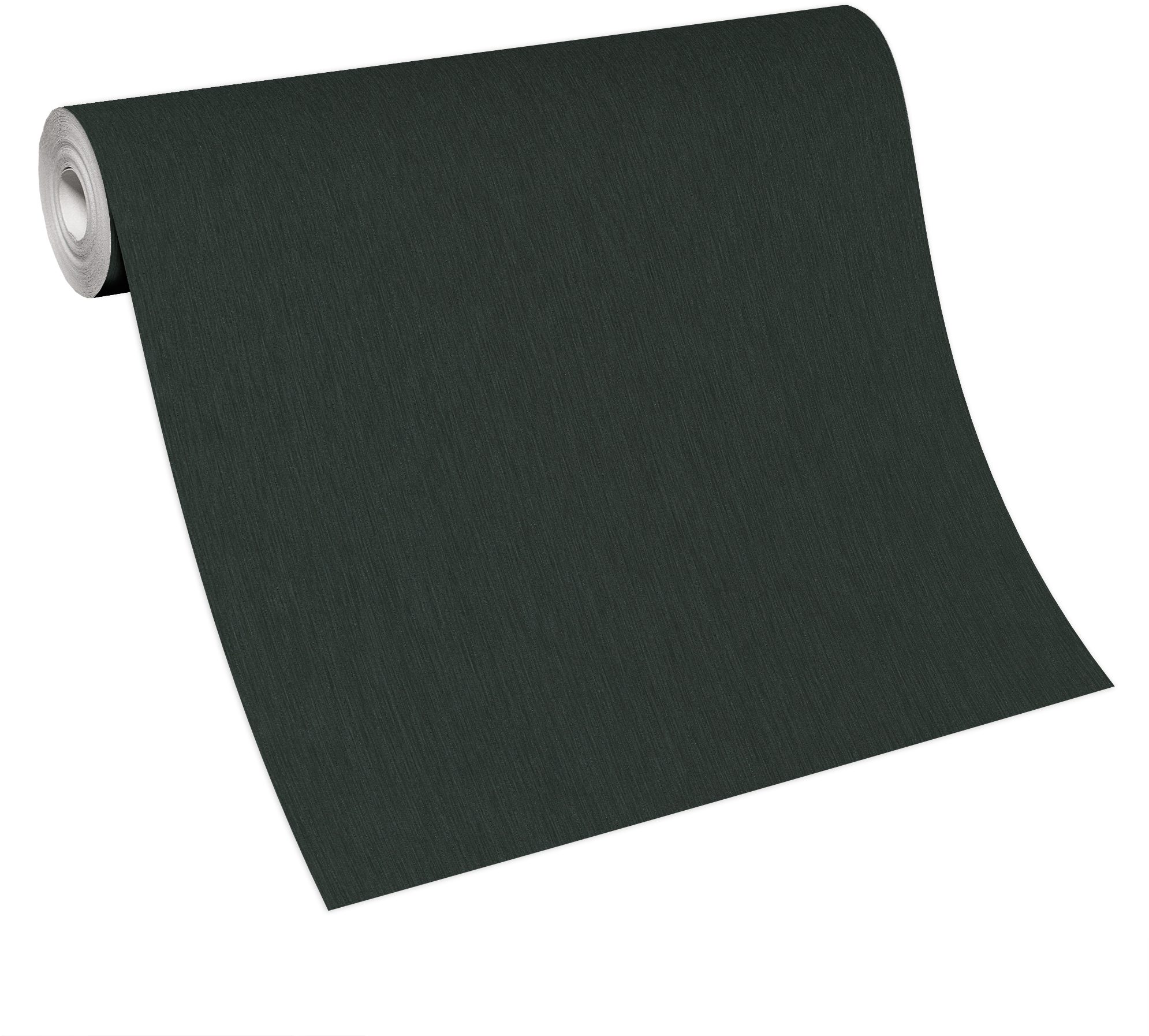 Bricoflor Uni-Vliestapete in Schwarz günstig online kaufen