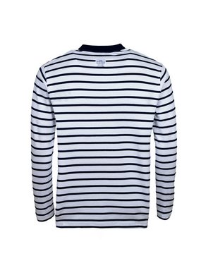 Wind sportswear Longsweatshirt Herren gestreift, maritim, luftig (1-tlg)