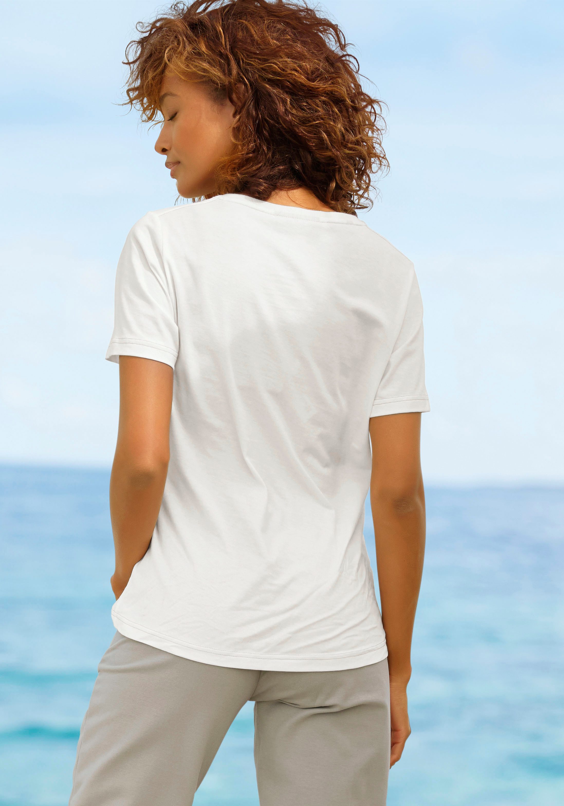 Elbsand T-Shirt Lora mit Logodruck vorne