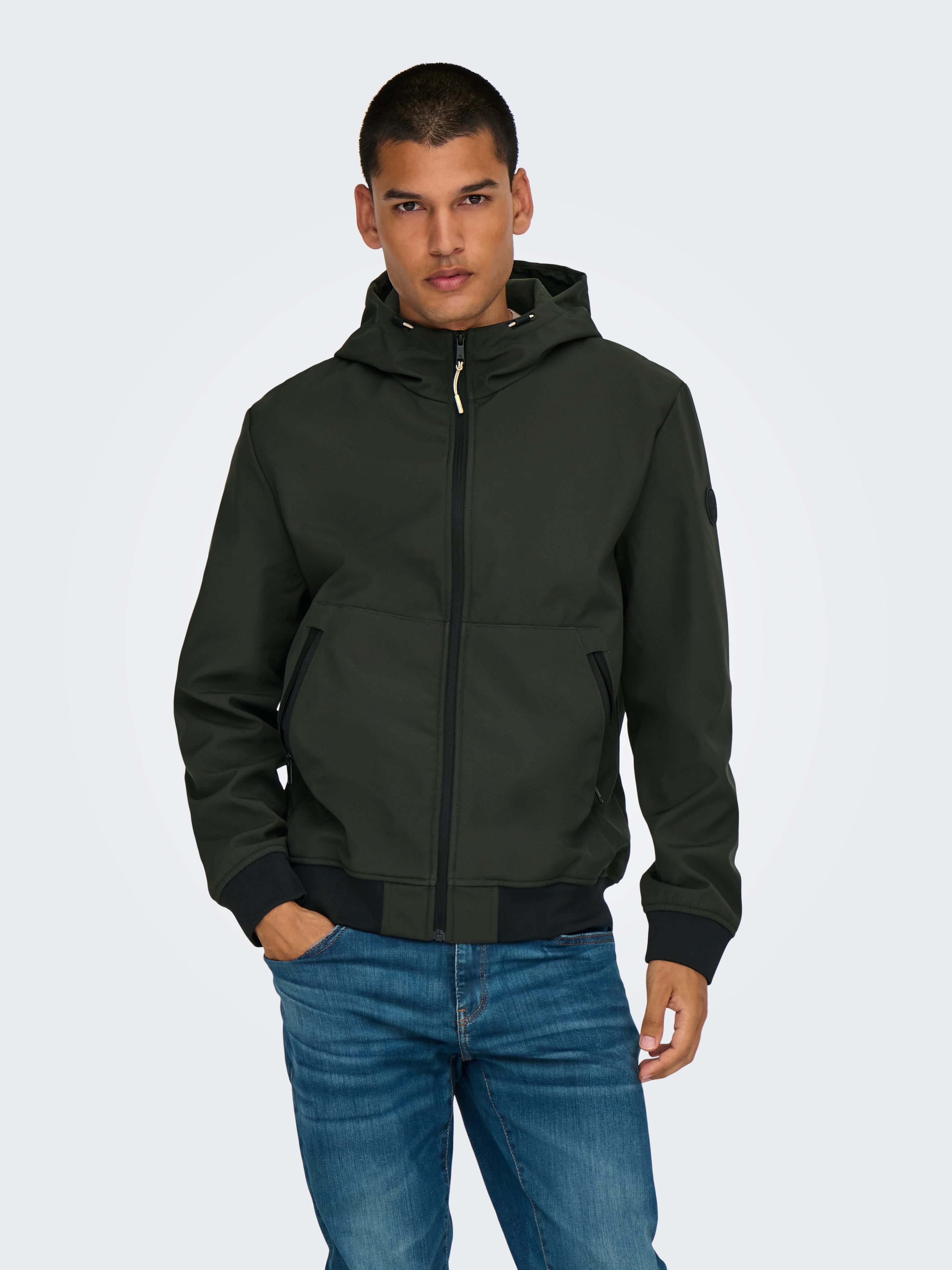ONLY & SONS Softshelljacke ONSBOWIE SOFTSHELL BOMBER NOOS