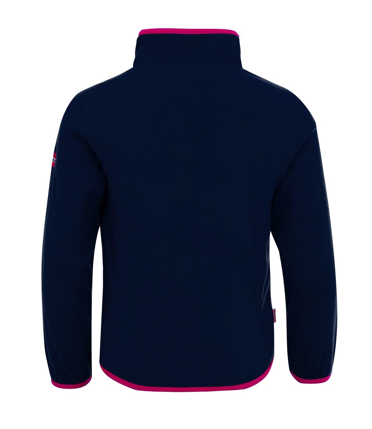 TROLLKIDS Fleecepullover Nordland Dunkelblau/Magenta