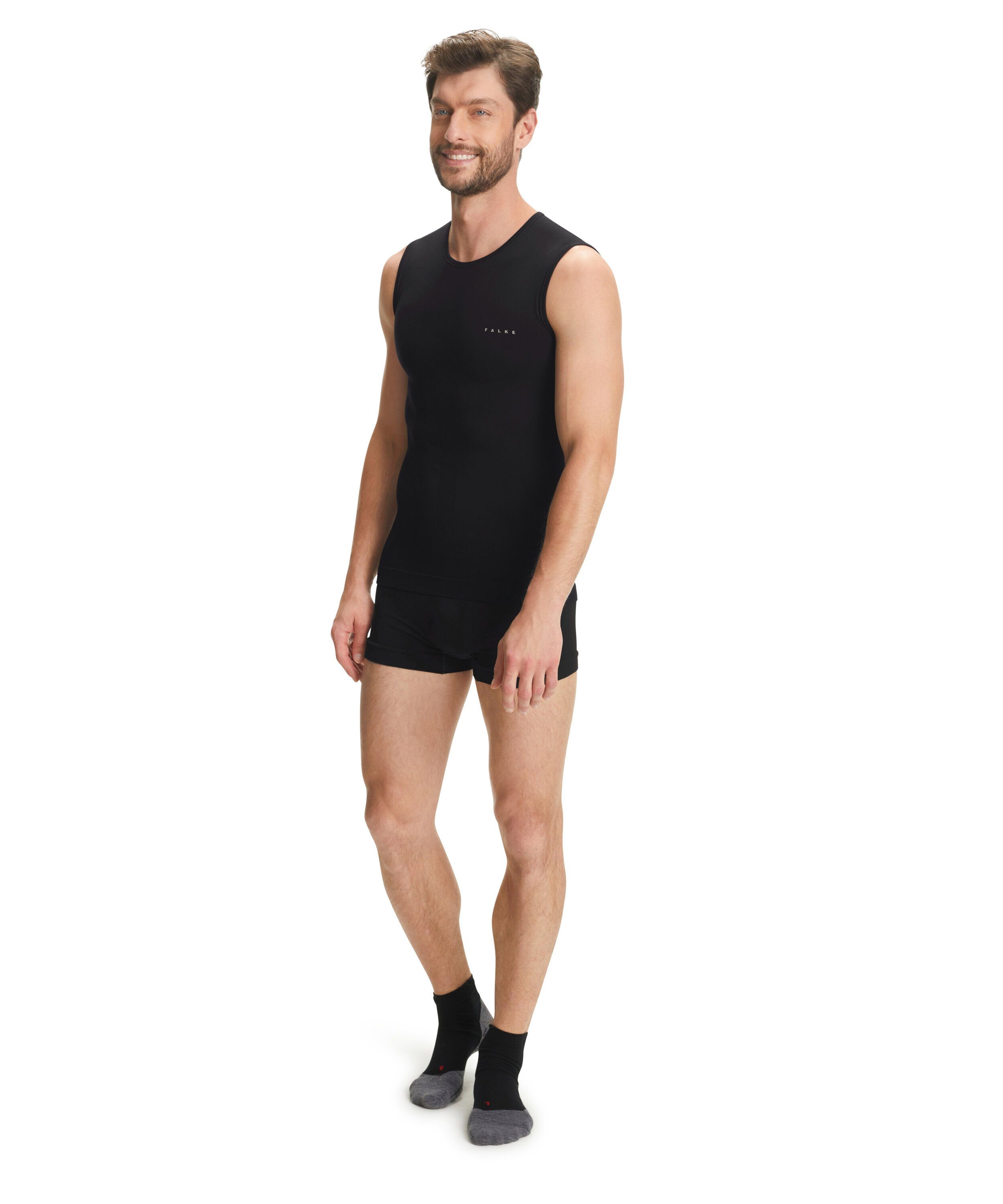 für Warm einen (1-tlg) optimalen Funktionstop (3000) Wärmehaushalt FALKE black