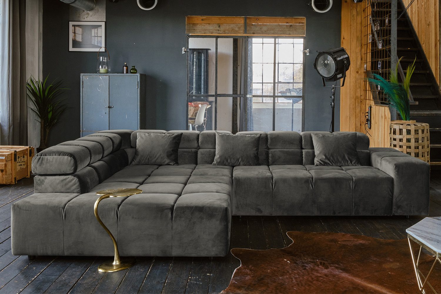 KAWOLA Ecksofa NEVADA, Couch L-Form rechts günstig online kaufen