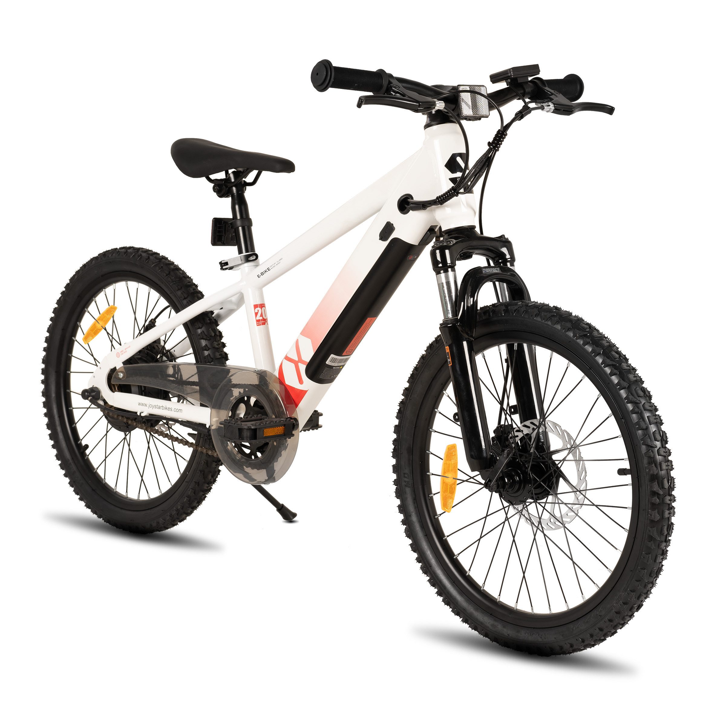 HILAND E-Bike 20/24 Zoll E‑Mountainbike 24V 250W Akku abnehmbar Kinder u. Erwachsene, Heckmotor, 124,8 Wh