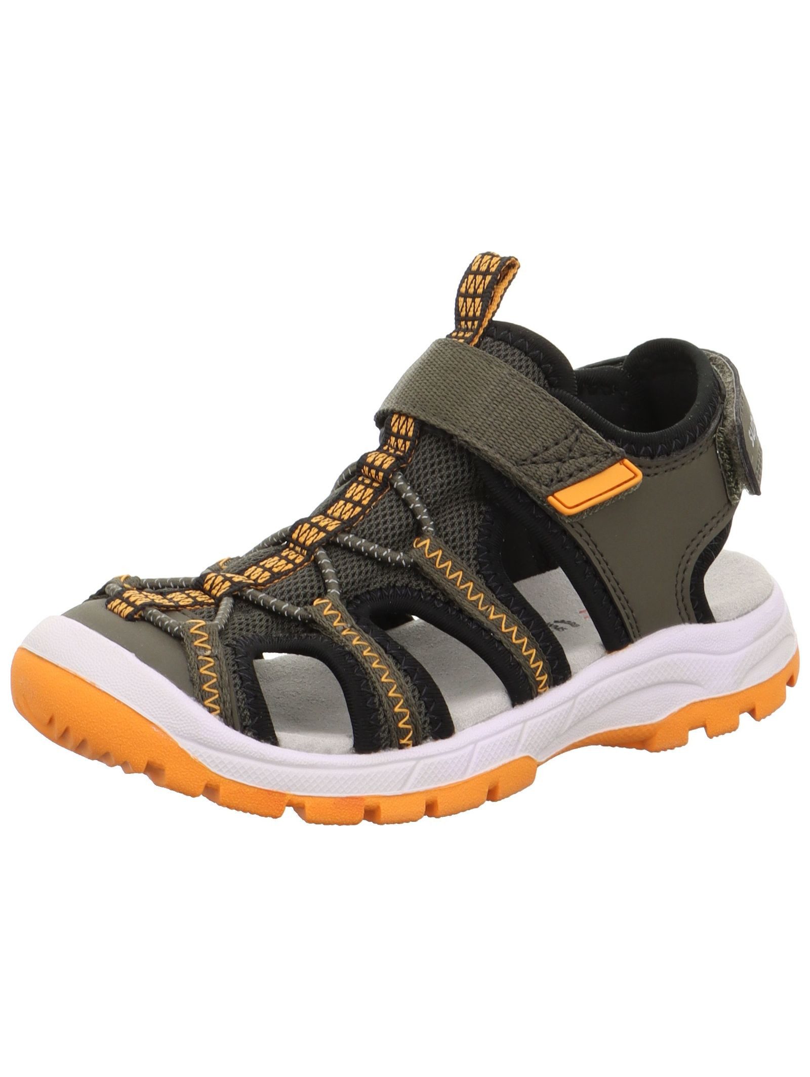 Sandalen Lederimitat/Textil . Riemchensandale