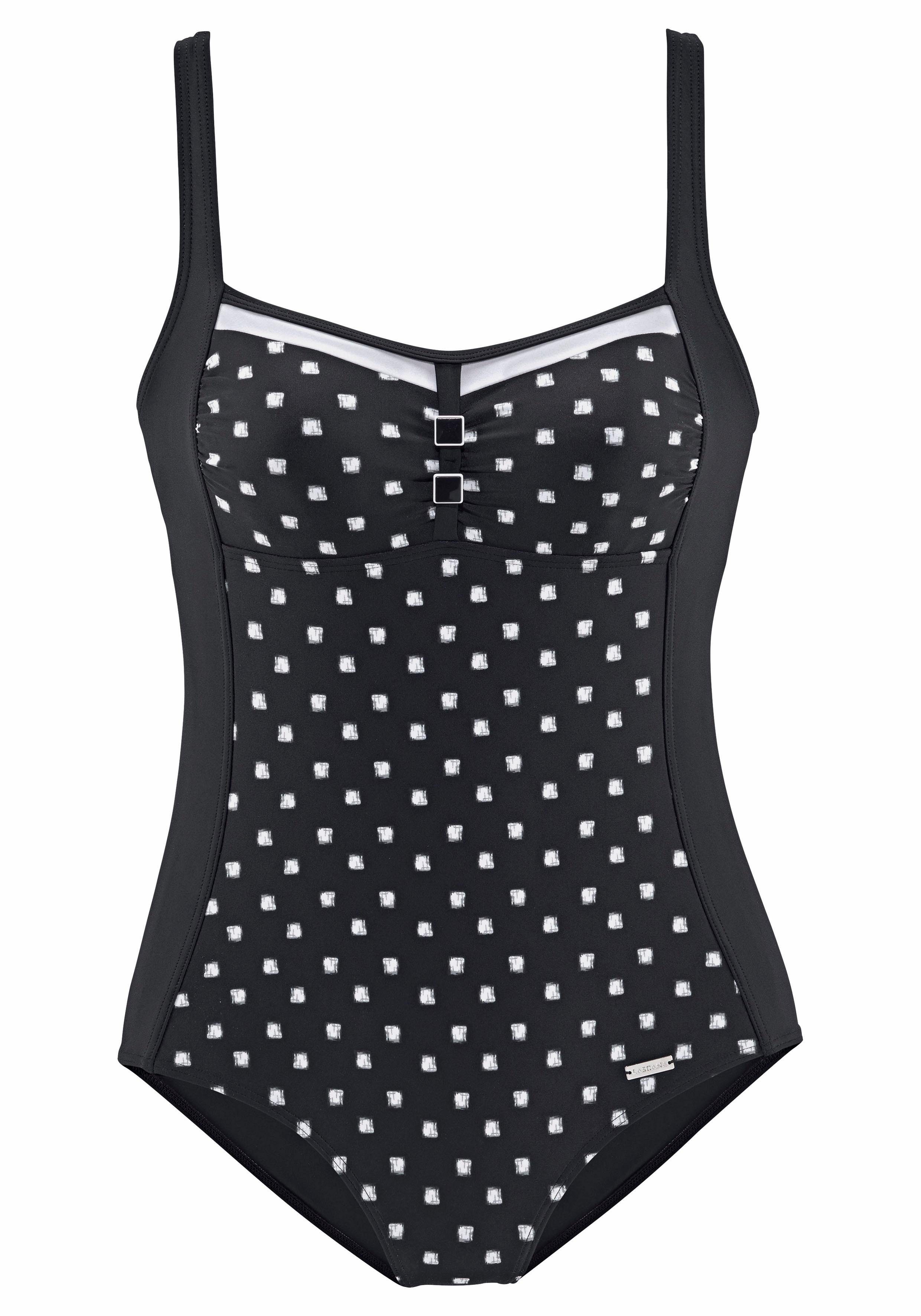 LASCANA Badeanzug eingearbeitete Softcups, verstellbare Träger, modisches D günstig online kaufen