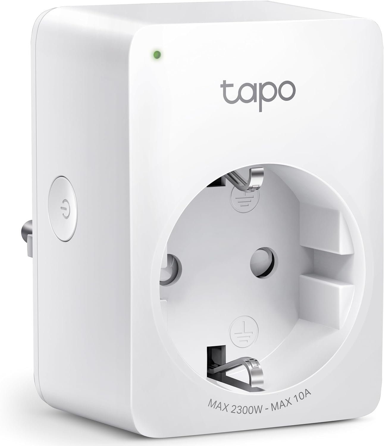 tp-link WLAN-Steckdose Tapo P100 Mini Smart Zeitpläne, Fernzugriff App, 2,4 GHz, Steuerung per App und Sprachsteuerung Alexa, Google Home