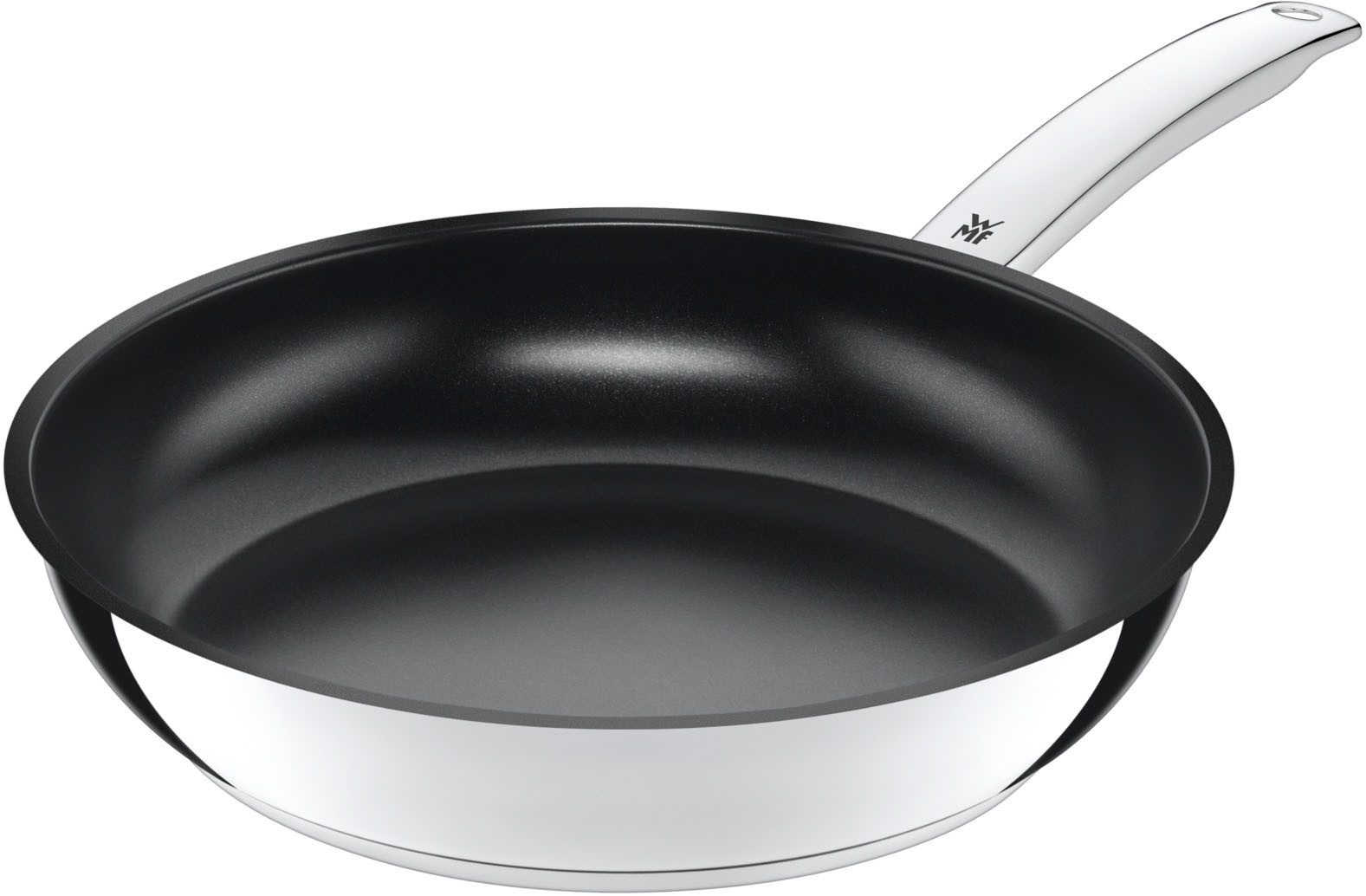 WMF Pfannen-Set Durado, Pfannenset Induktion, robuste keramische Antihaftversiegelung, Cromargan® Edelstahl Rostfrei 18/10 (Set, 3-tlg., 3x Bratpfannen Ø 20/24/28 cm), kein Anbrennen dank optimaler Wärmeverteilung, für alle Herdarten