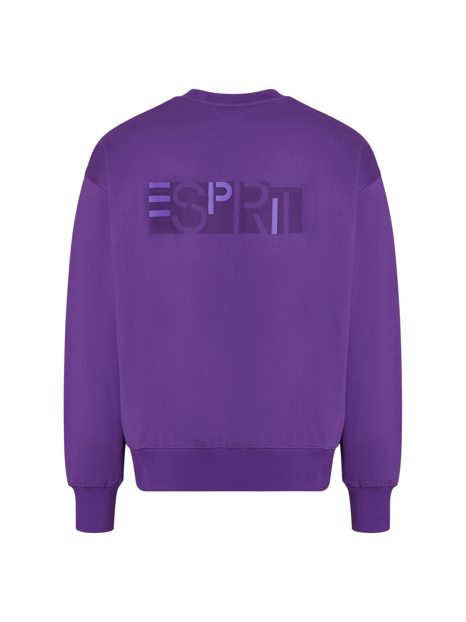 Esprit Sweatshirt Yagi Archive Sweatshirt mit Logo (1-tlg) DARK PURPLE