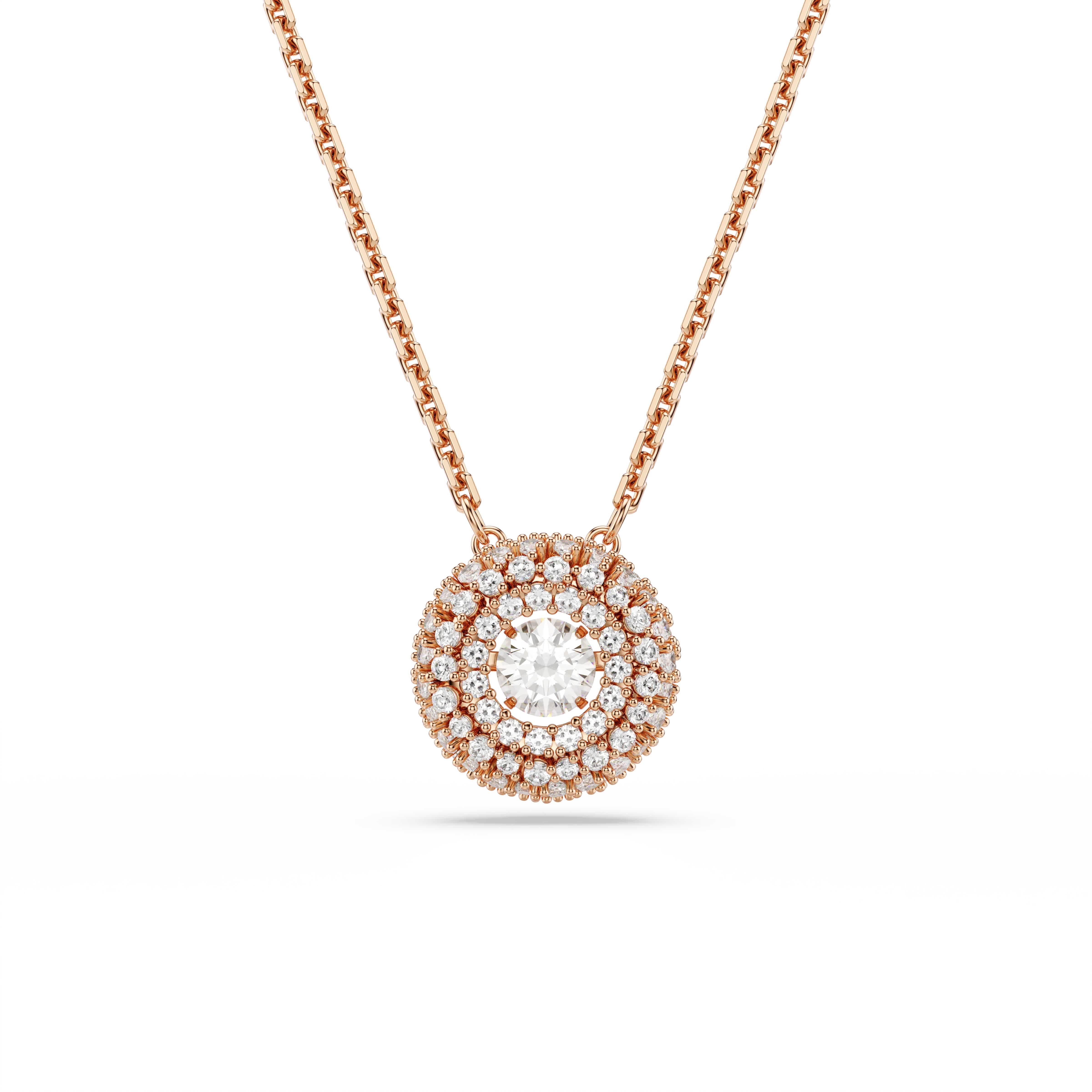 Swarovski Kette mit Anhänger Schmuck Geschenk SUBLIMA Halskette, mit Swarovski® Kristall