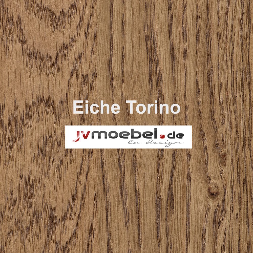 Xlmoebel Vitrine Elegante Glasvitrine TO-W2 aus Holz mit offenen Regalfächern (1-St., Model Torino TO-W2) Hergestellt in Europa