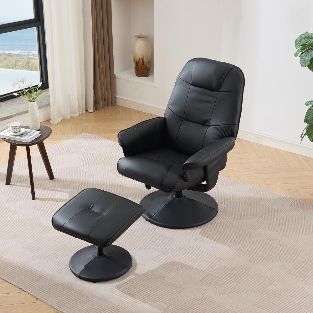 Massagesessel Massagesessel mit 5-Punkt-Massage, Sitzheizung und Liegefunktion
