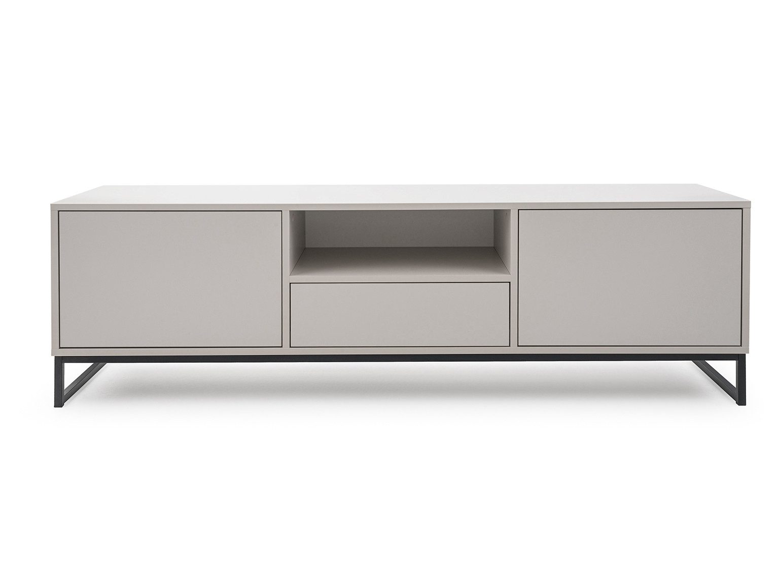 Beautysofa TV-Schrank GIANA elegante grifflos mit 2 Türen und Schublade (er günstig online kaufen