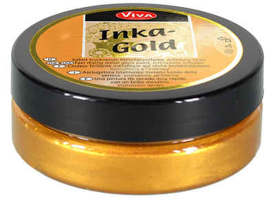 Viva Decor Blattgold Effektfarbe Inka Gold, 62,5 g