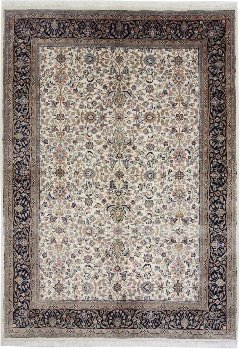 Orientteppich Indo Keshan 169x241 Handgeknüpfter Orientteppich, Nain Trading, rechteckig, Höhe: 12 mm