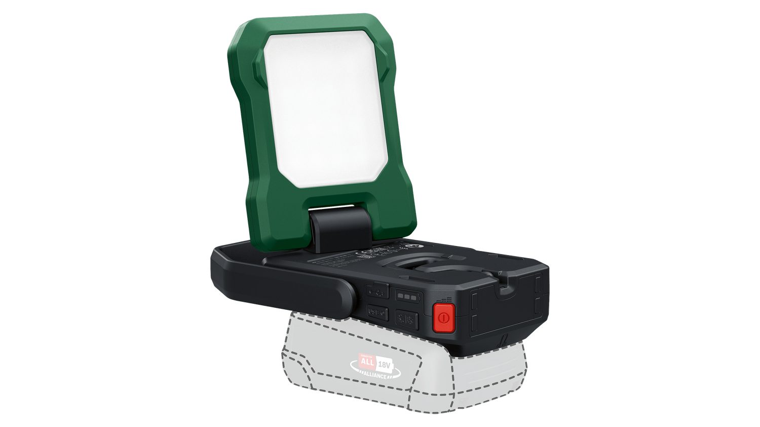 Bosch Home & Garden Arbeitsleuchte Akku-LED-Leuchte »EasySpotLight 18V-400«, Vielseitige LED-Leuchte für den Innen- und Außenbereich, ohne Akku