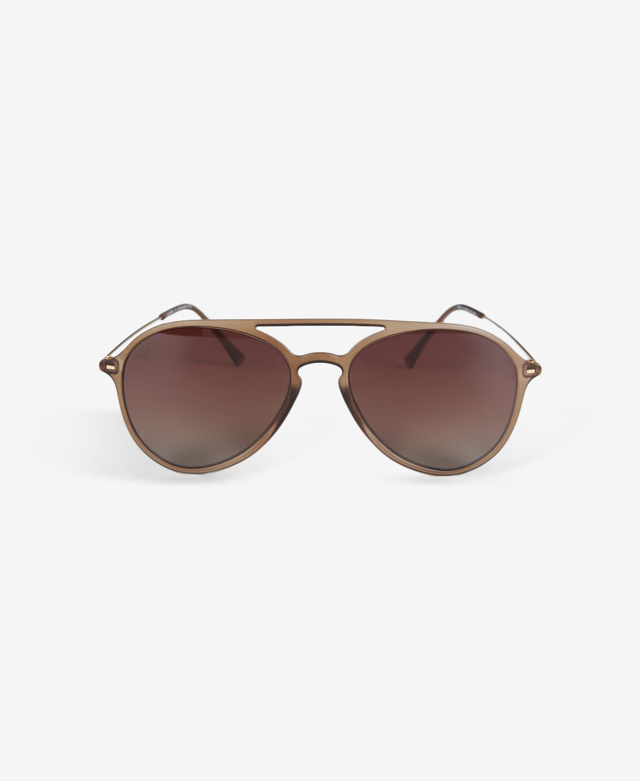 GLAMIRA Sonnenbrille Matte Schildpatt-Optik Unisex-Sonnenbrille im Aviator-Stil (1-St) mit polarisierten Linsen