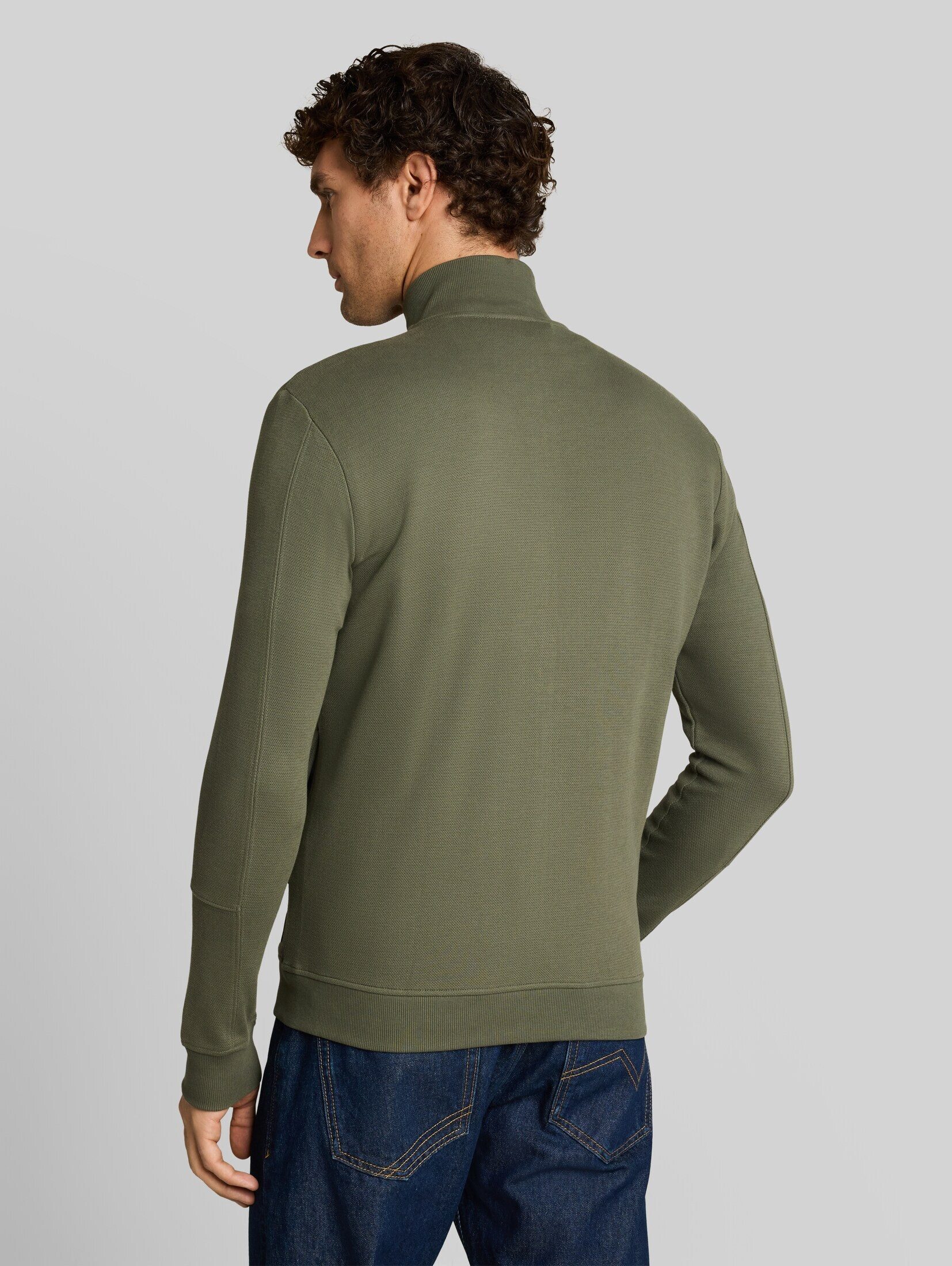TOM TAILOR Denim Sweatjacke Strick & Sweatshirts Sweatjacke aus Baumwolle