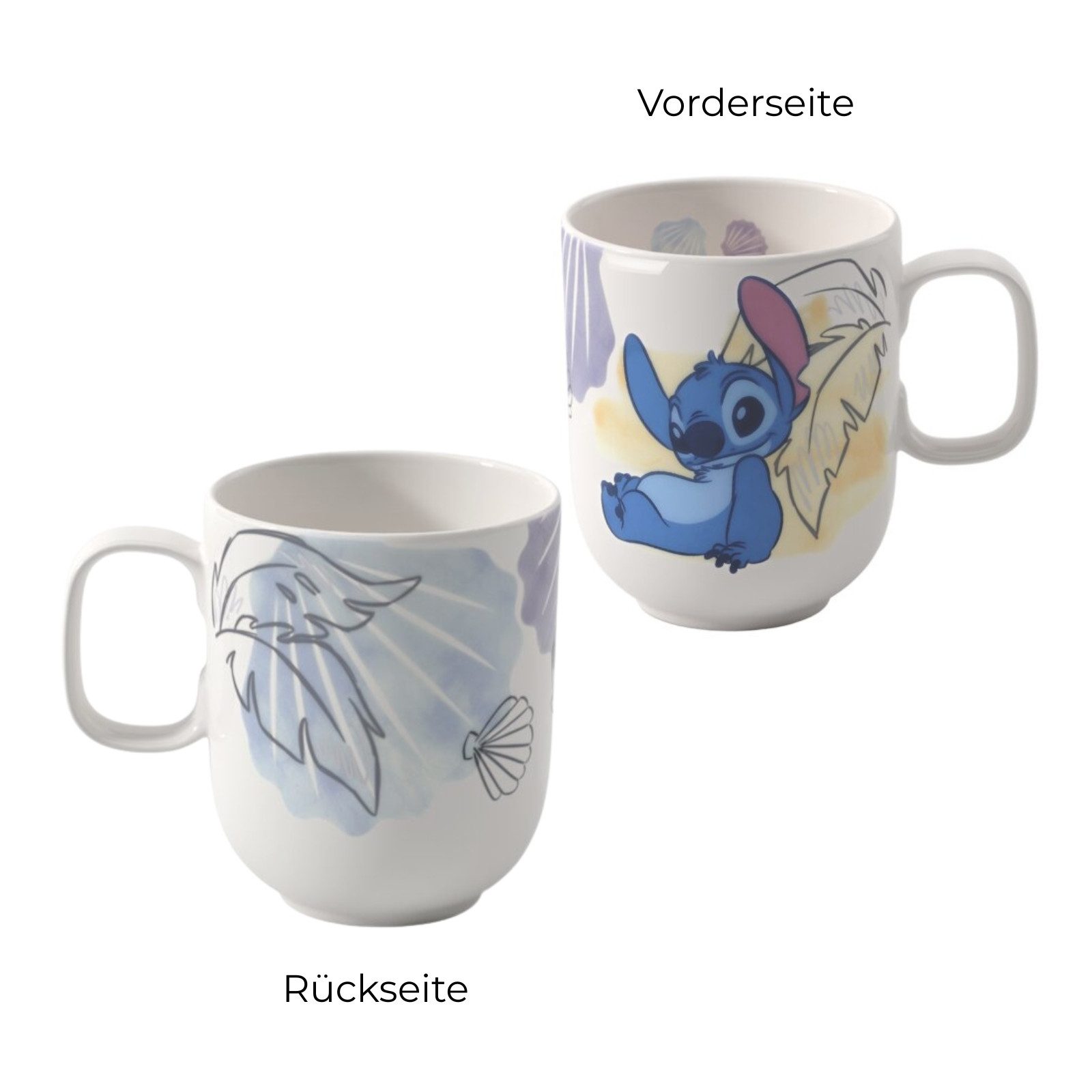 Villeroy & Boch Kindergeschirr-Set Disney Stitch Kindergeschirr-Set 3er Set (3-tlg), 1 Personen, Porzellan