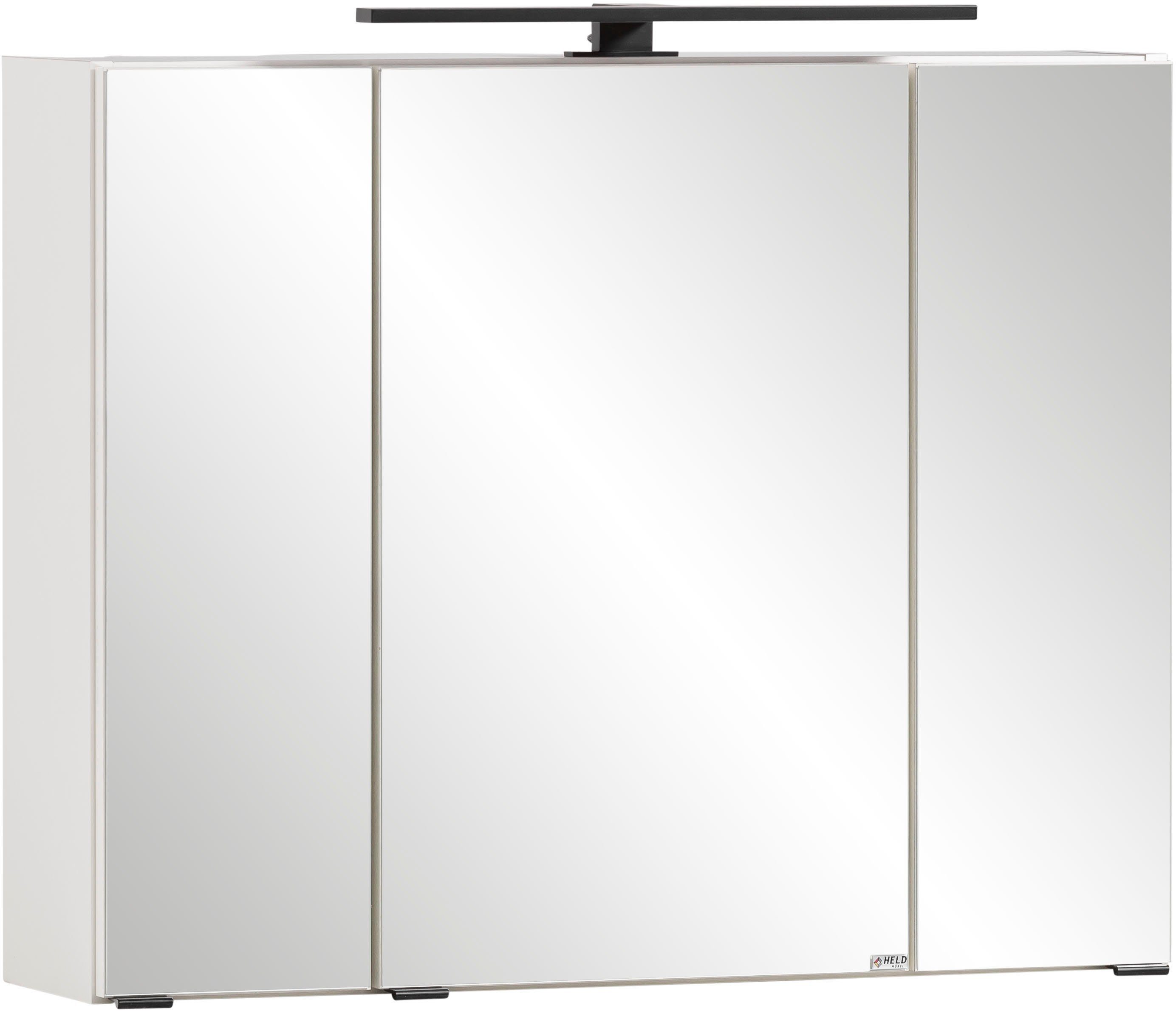 welltime Spiegelschrank Lana Badmöbel, 80 cm breit