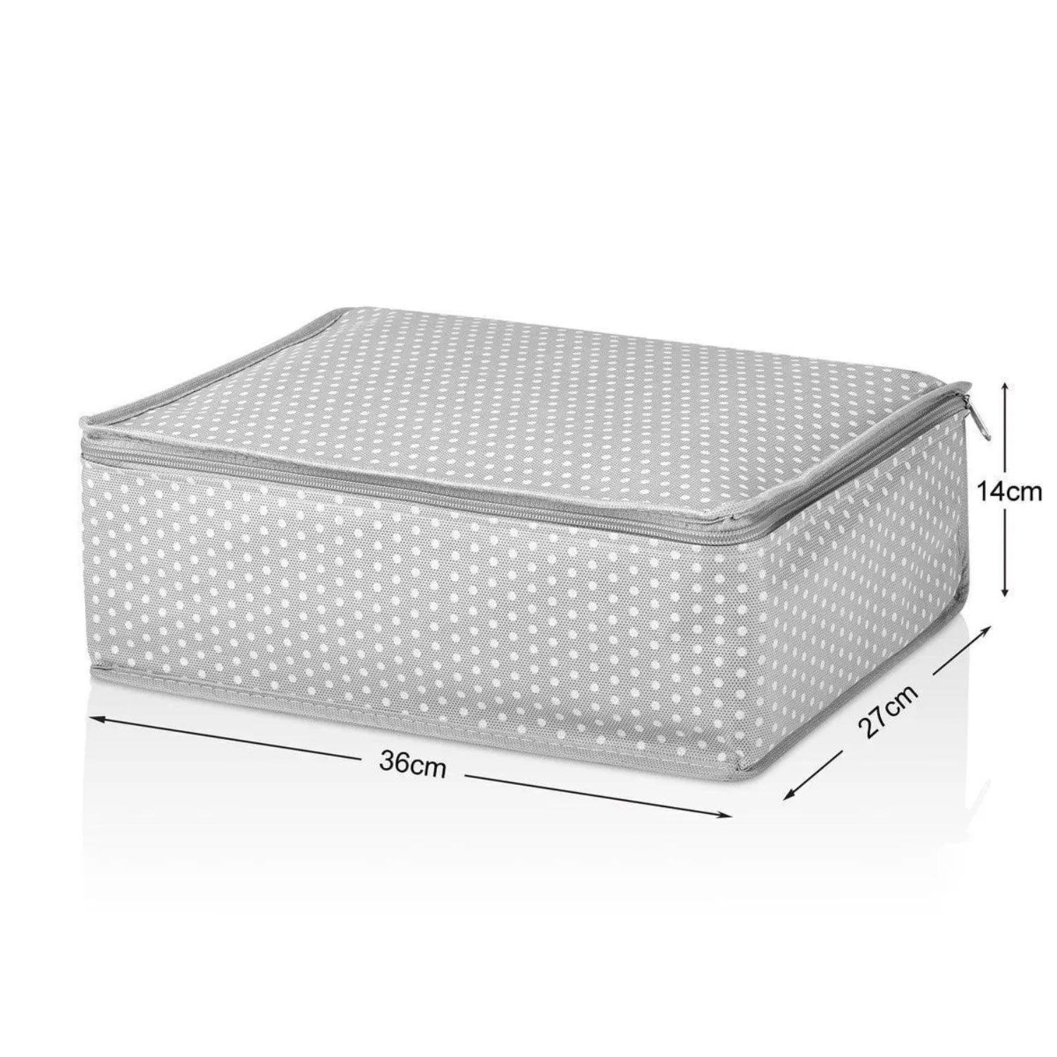 Jungengel Taschenorganizer Koffer Organizer Set 6-teilig Reise Taschenbeutel Grau Punkte (Reise-Organizer-Set / Koffer-Innenorganizer-Set, 6-tlg., 6-teiliges Koffer-Organizer-Set ohne Netz), Kofferbeutel, Packtaschen, Reise Set, Reißverschluss, Unisex