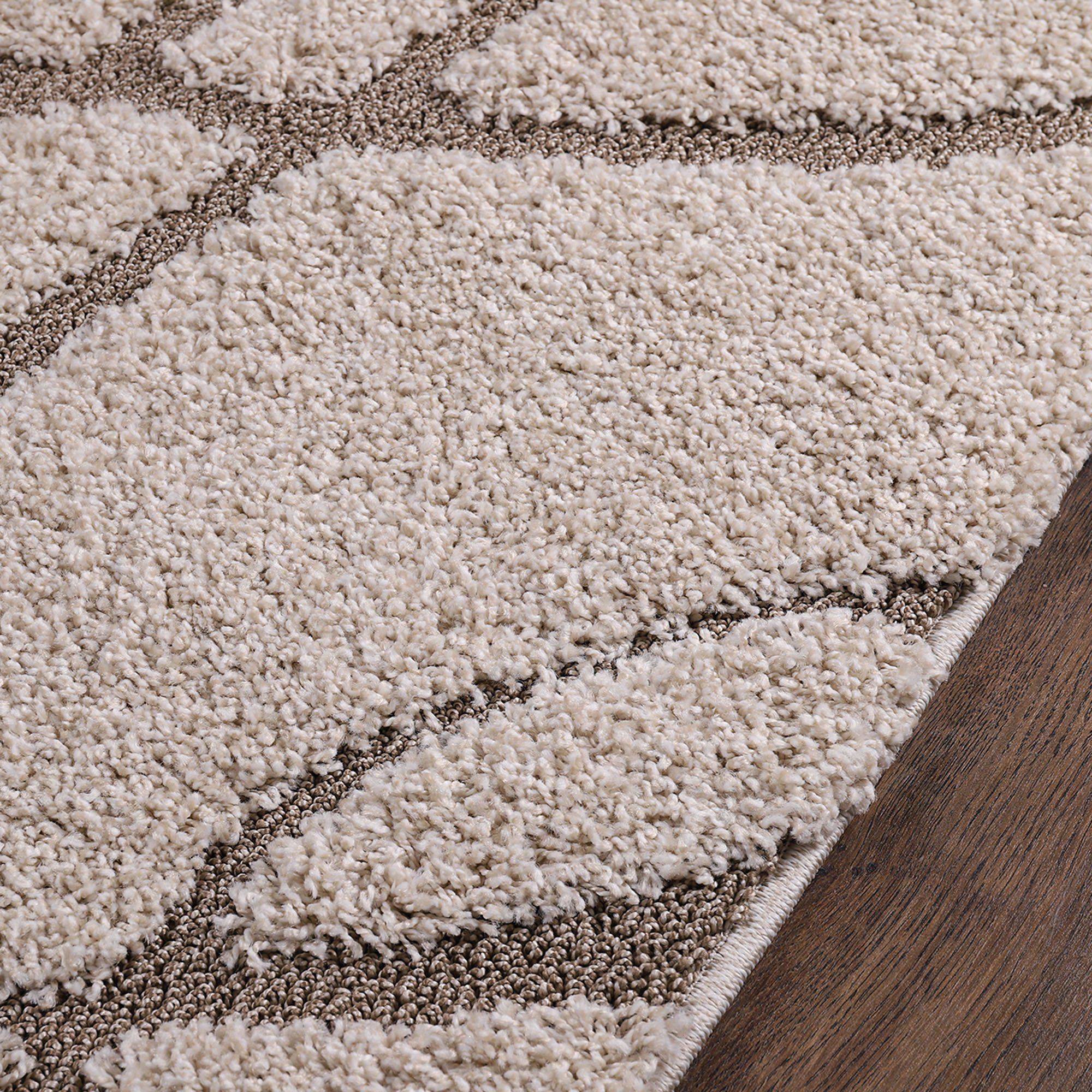 Sanat Hochflor-Teppich Luxus 3503, rechteckig, Höhe: 30 mm, robuster Langflor, weich, Wohnzimmer, Schlafzimmer