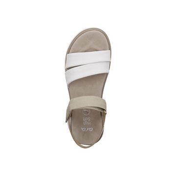 Ara Lucca - Damen Schuhe Sandalette Glattleder weiß