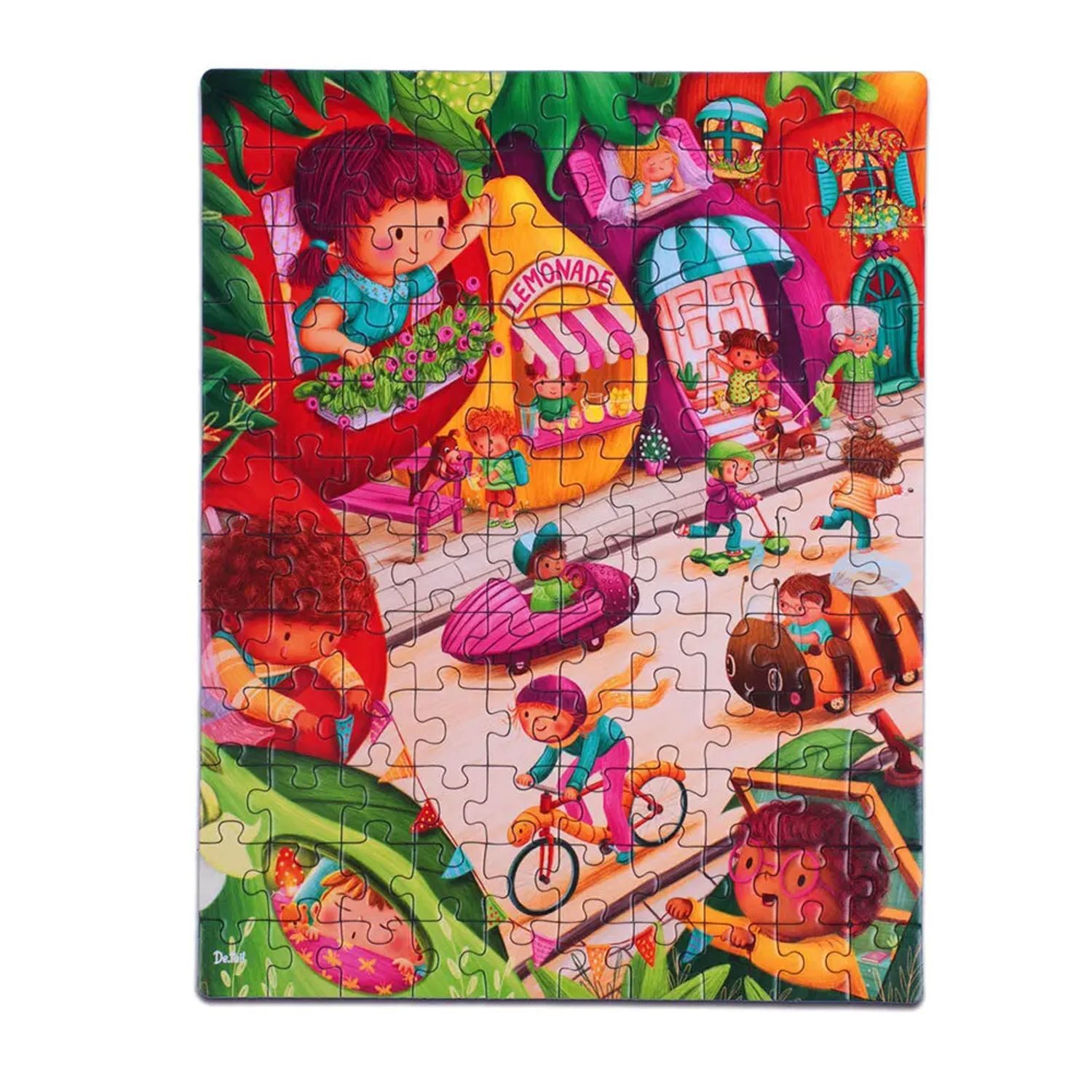 Käfer Puzzle Puzzle De.tail Obststadt DT100-24, Puzzleteile