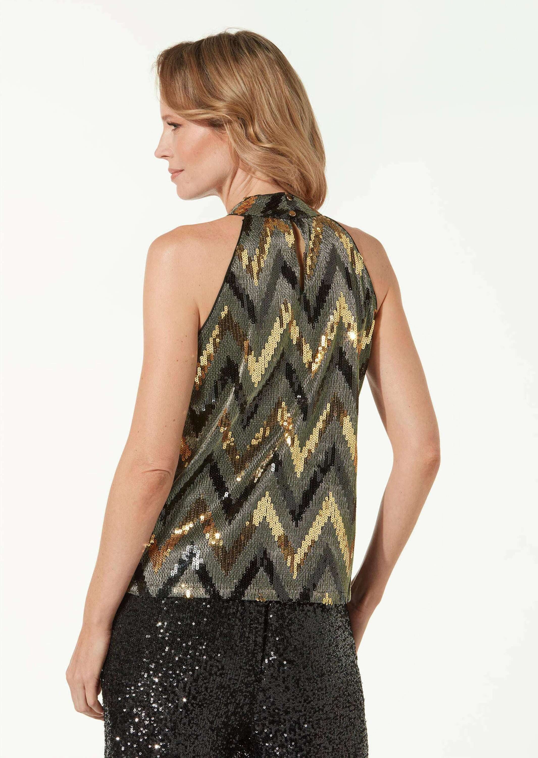 cable & gauge Shirttop Paillettentop
