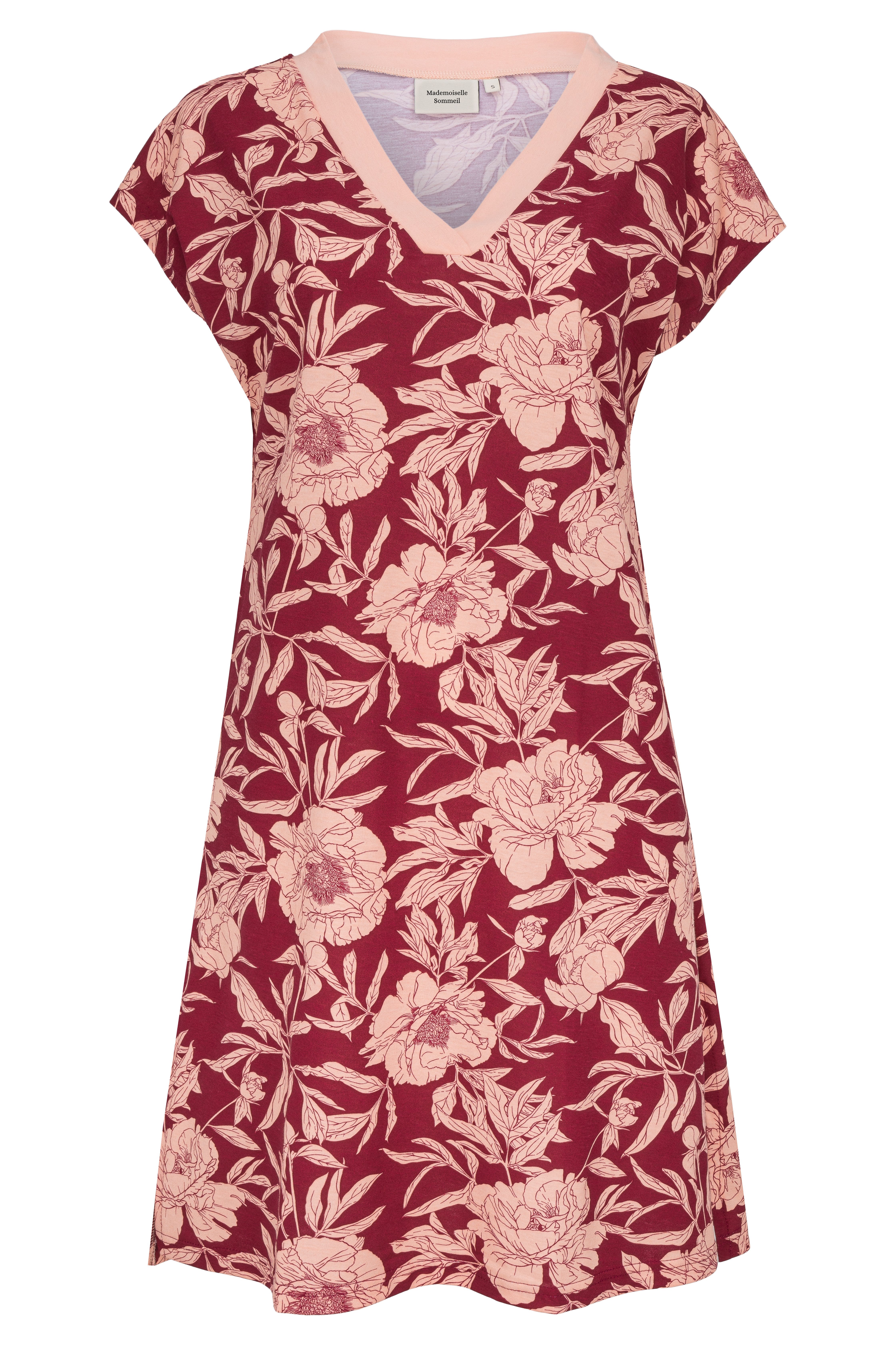 Mademoiselle Sommeil Nachthemd mit floralem Druck und Seitenschlitzen günstig online kaufen