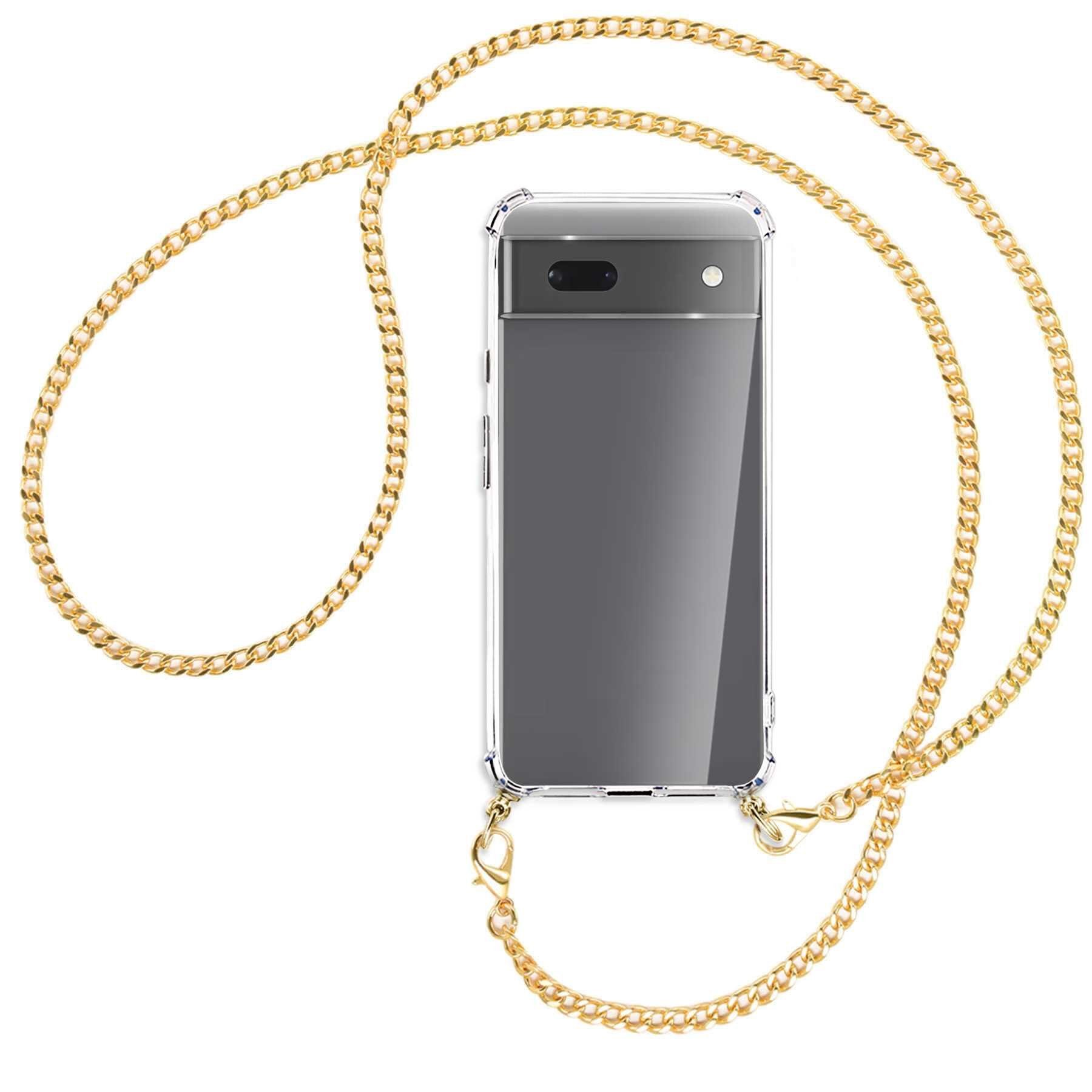 mtb more energy Handykette für Google Pixel 6a [NC-511-MK], Umhängehülle mit Metallkette [NC-511-MK]