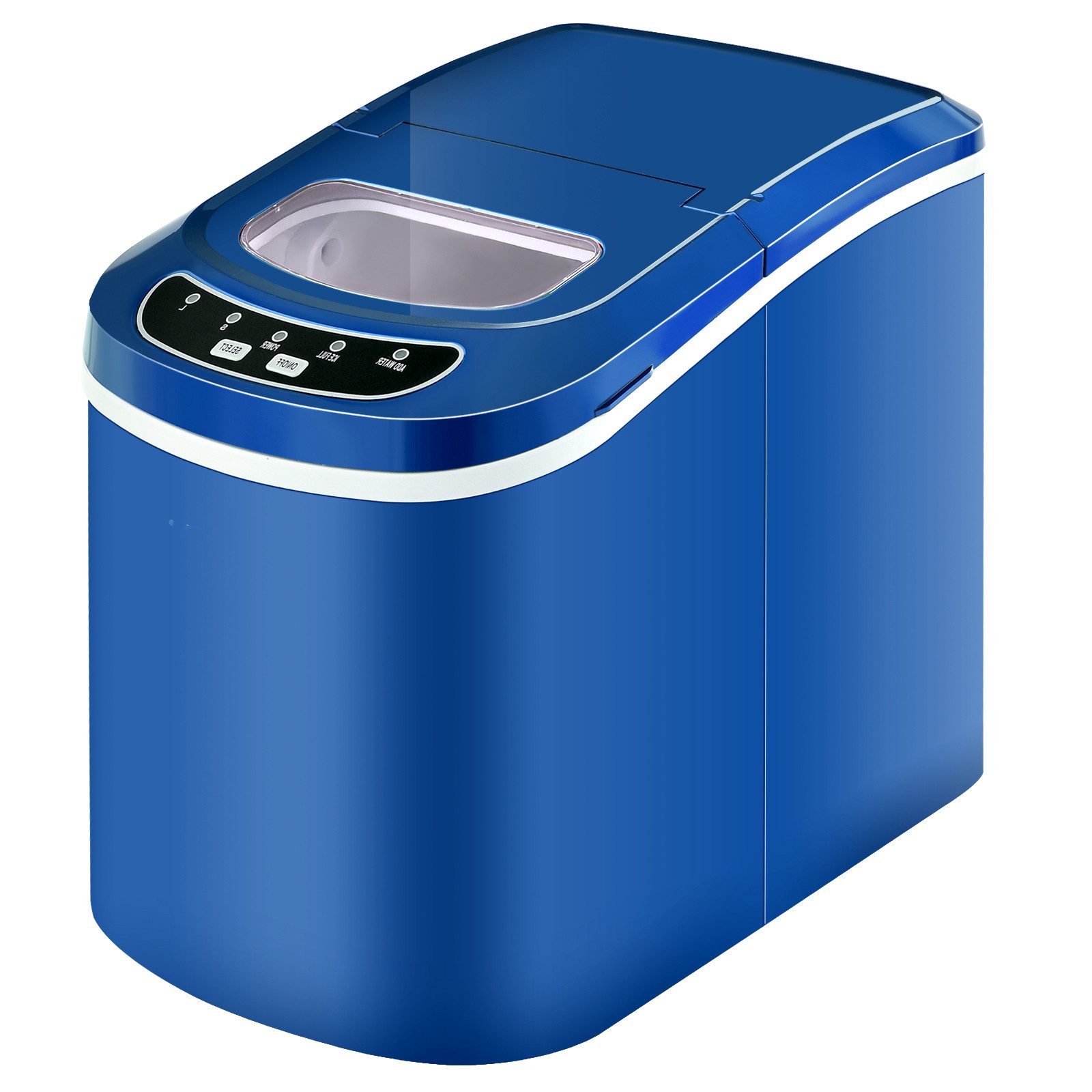 KOMFOTTEU Eiswürfelmaschine, 12kg in 24 Std, 24x36x33cm